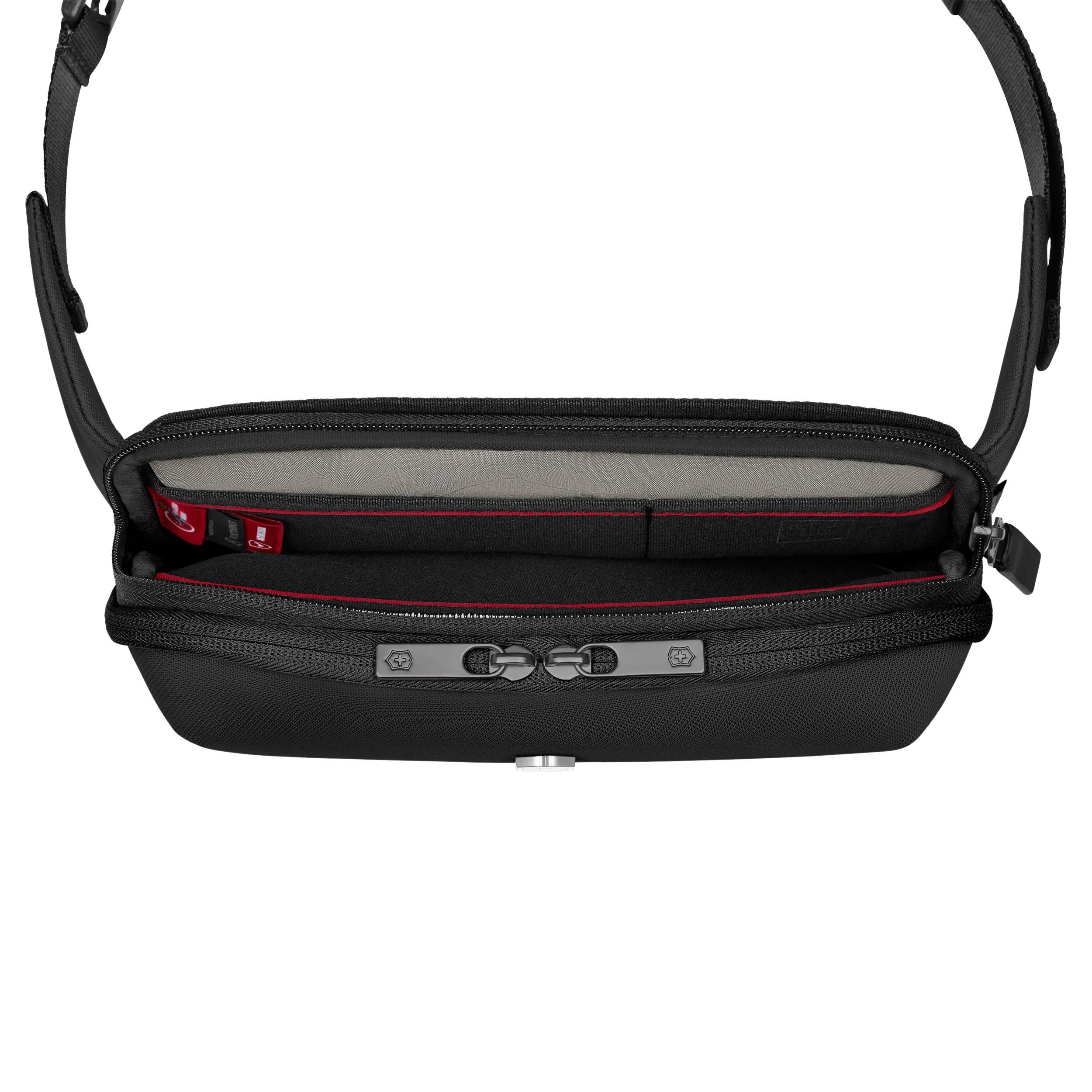 Victorinox Altmont Modern Belt Bag in Black — interior view 3