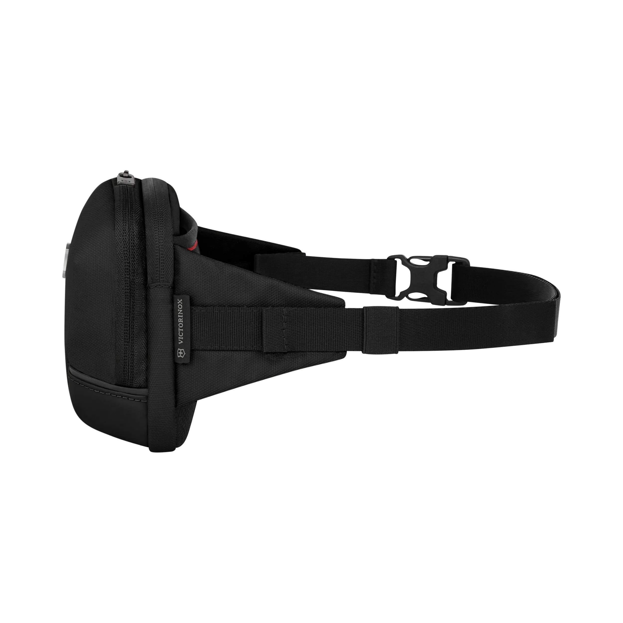 Victorinox Altmont Modern Belt Bag in Black — angle view 4