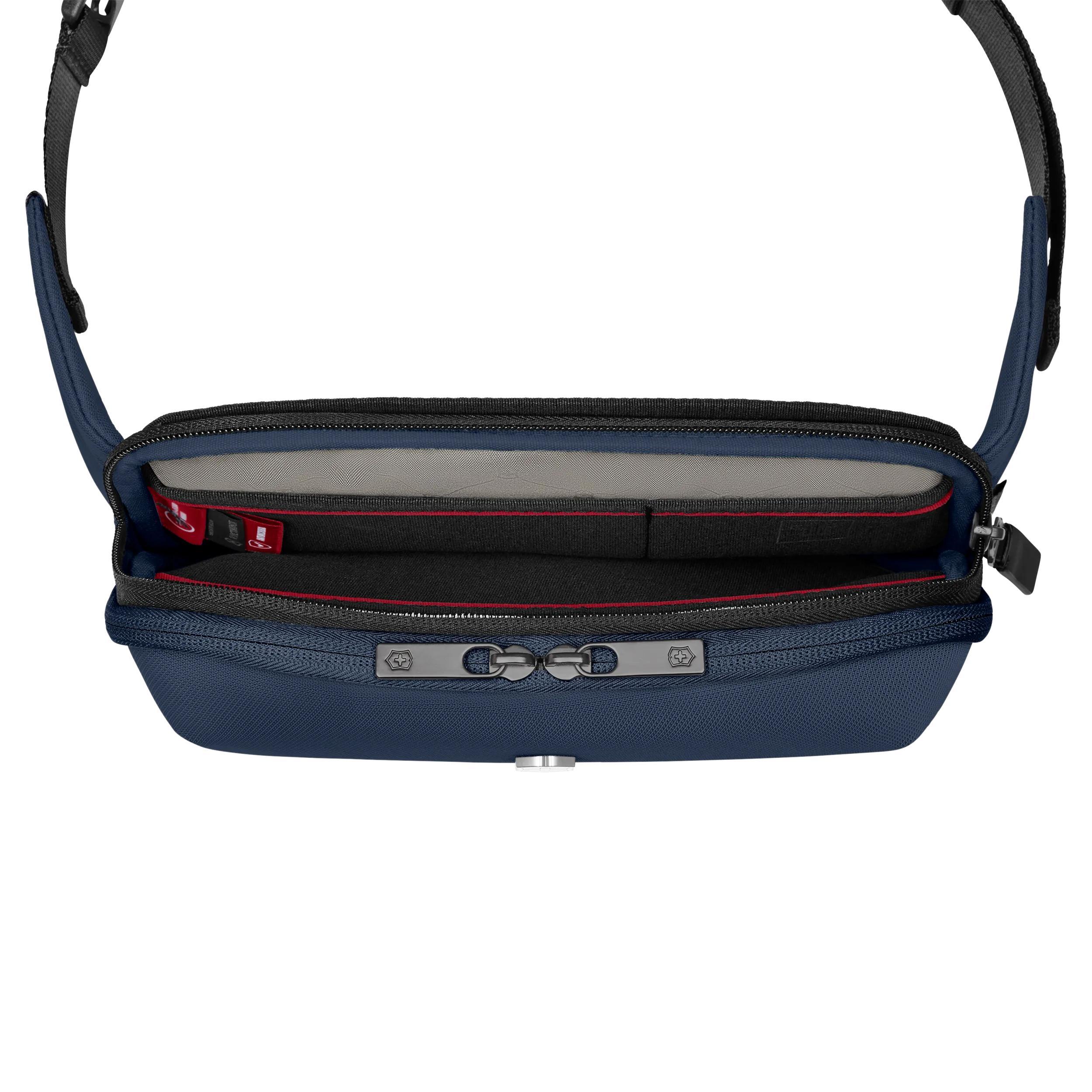 Victorinox Altmont Modern Belt Bag in Navy Blue — interior view 3