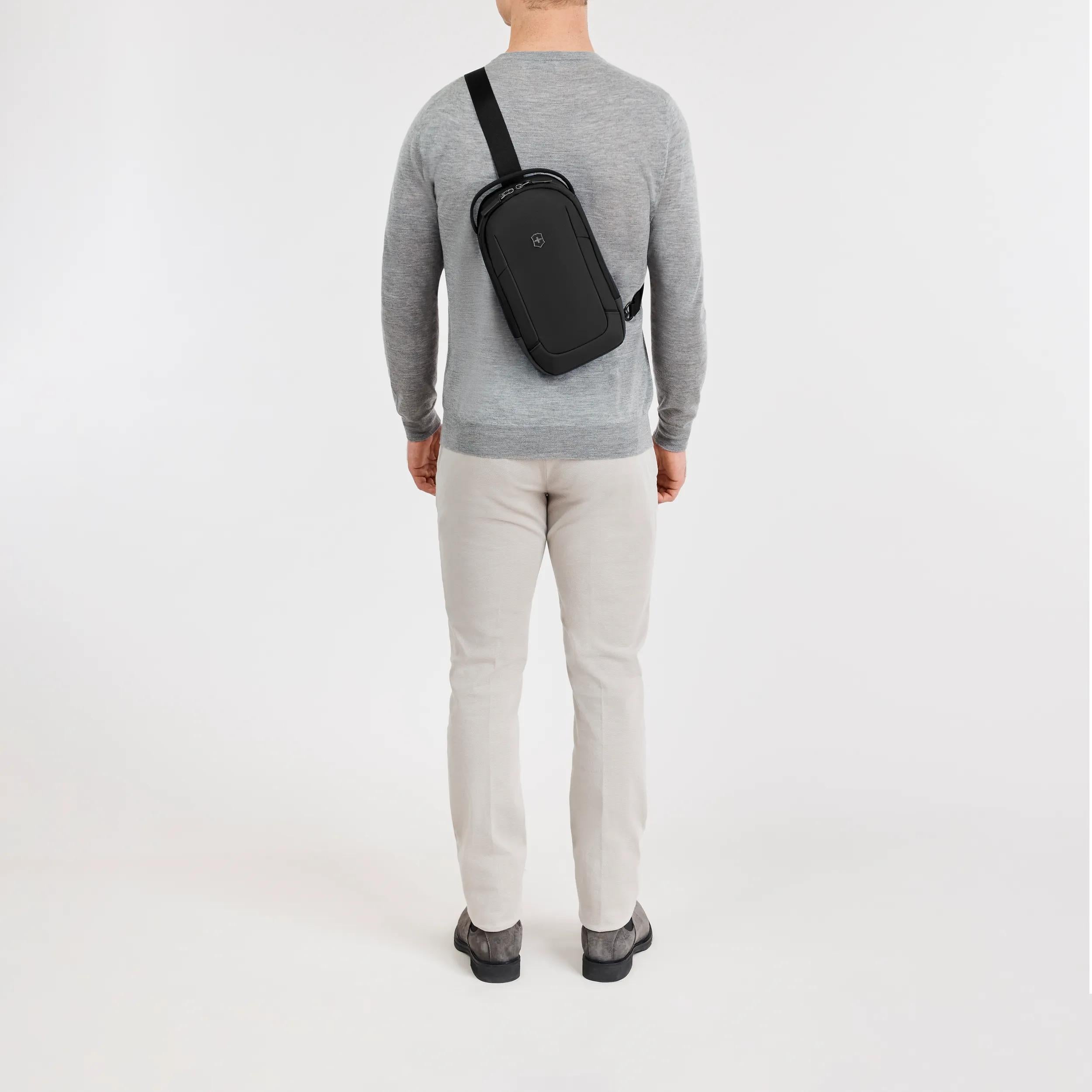 Victorinox Altmont Modern Sling Bag in Black — lifestyle