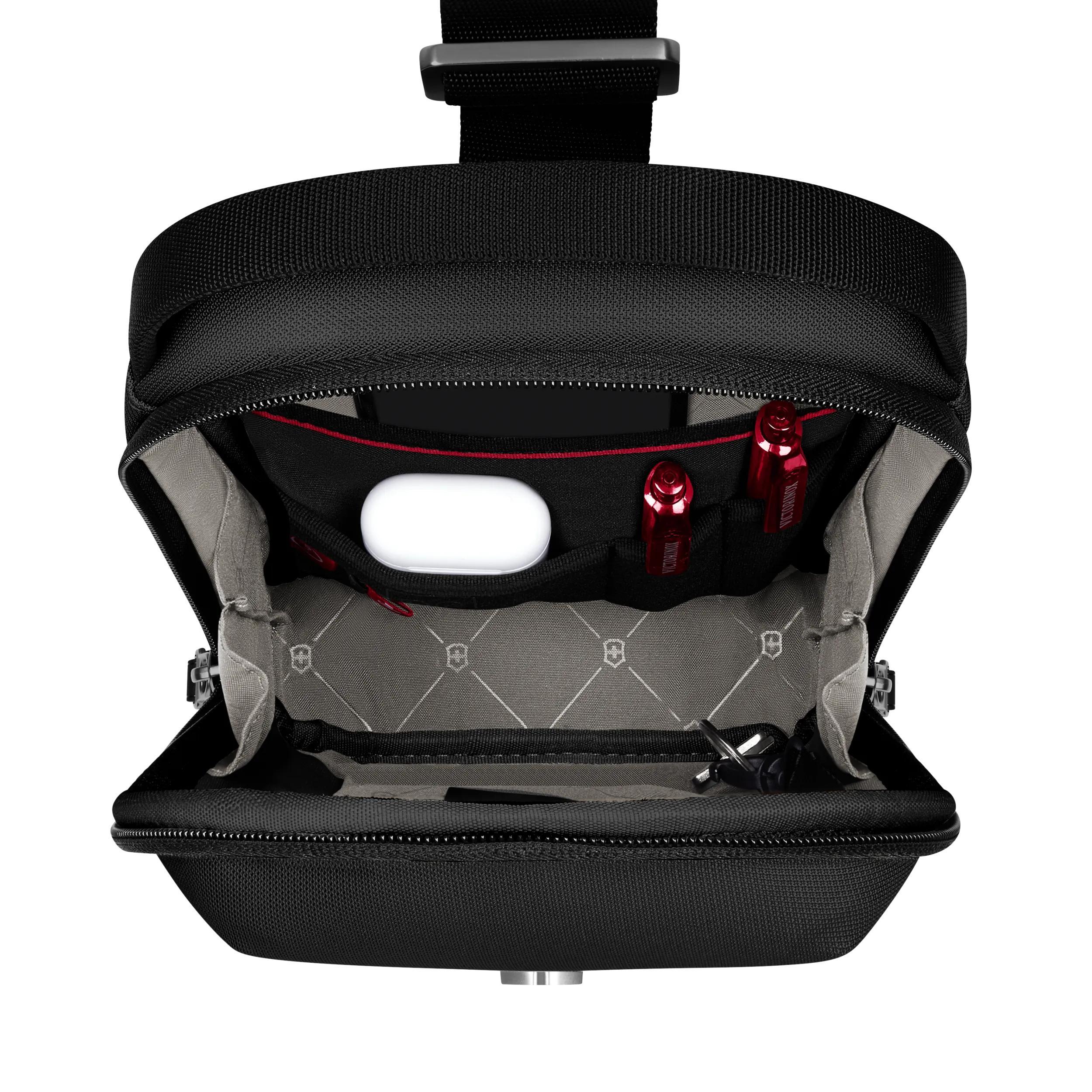 Victorinox Altmont Modern Sling Bag in Black — interior view
