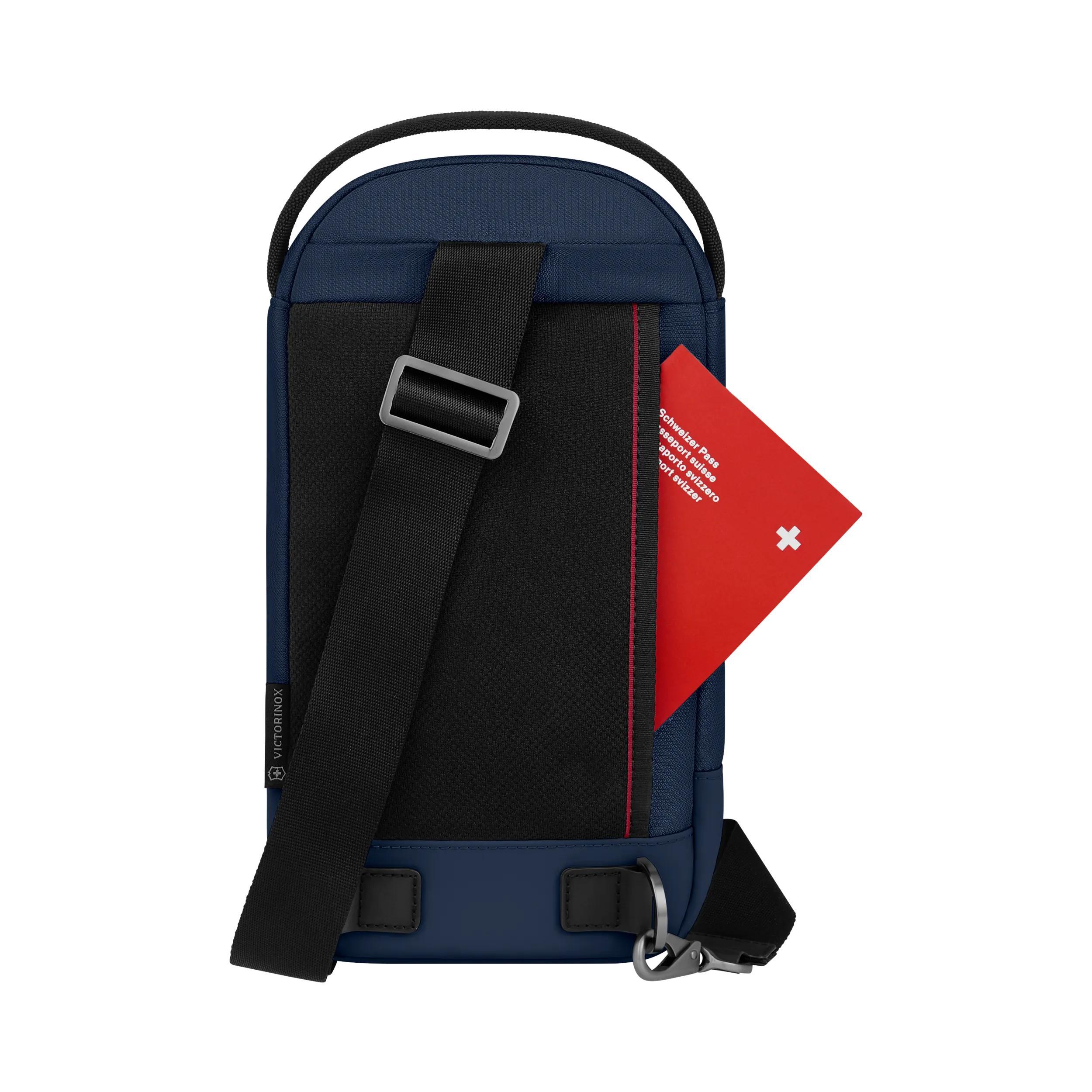 Victorinox Altmont Modern Sling Bag in Navy Blue — detail view