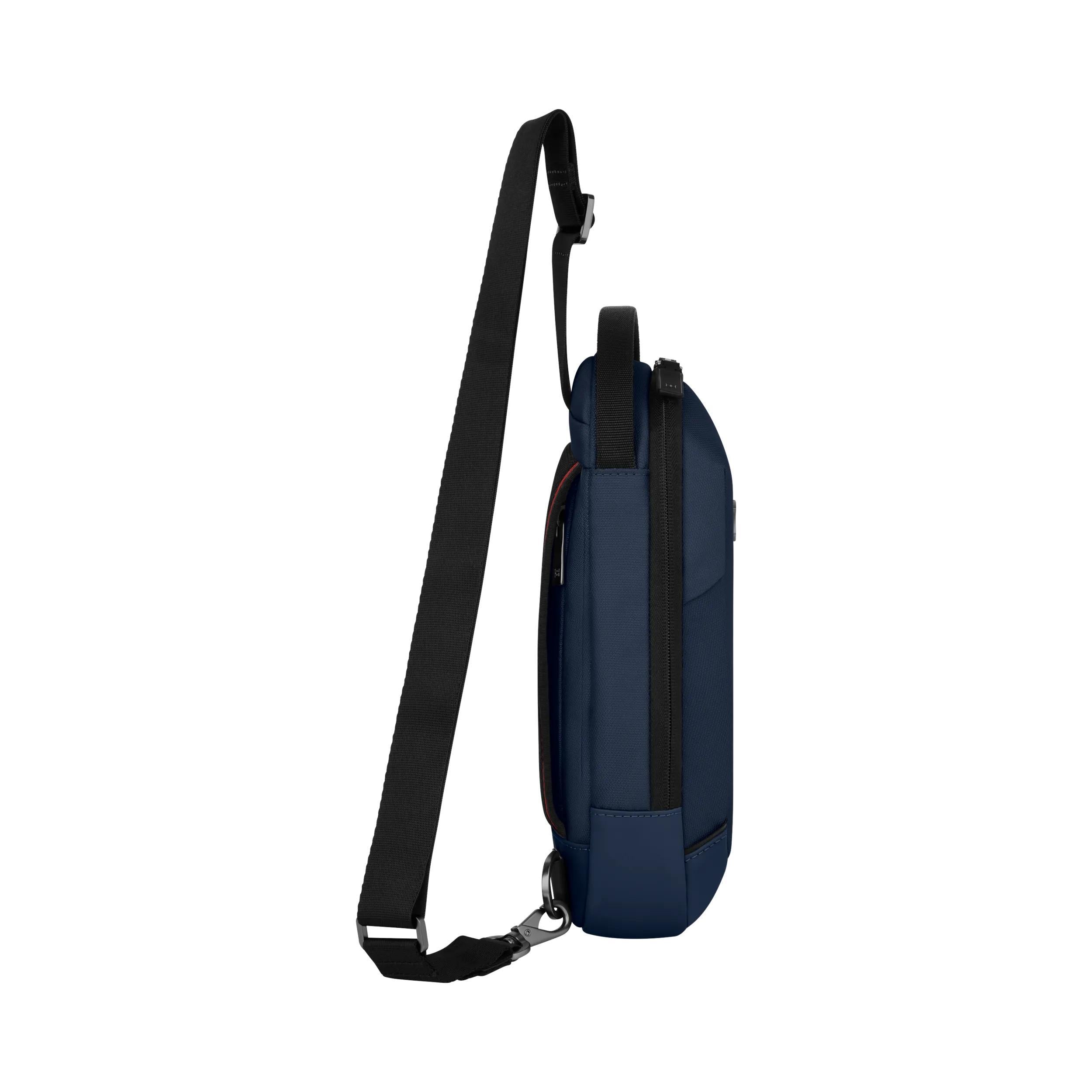 Victorinox Altmont Modern Sling Bag in Navy Blue — angle view 3