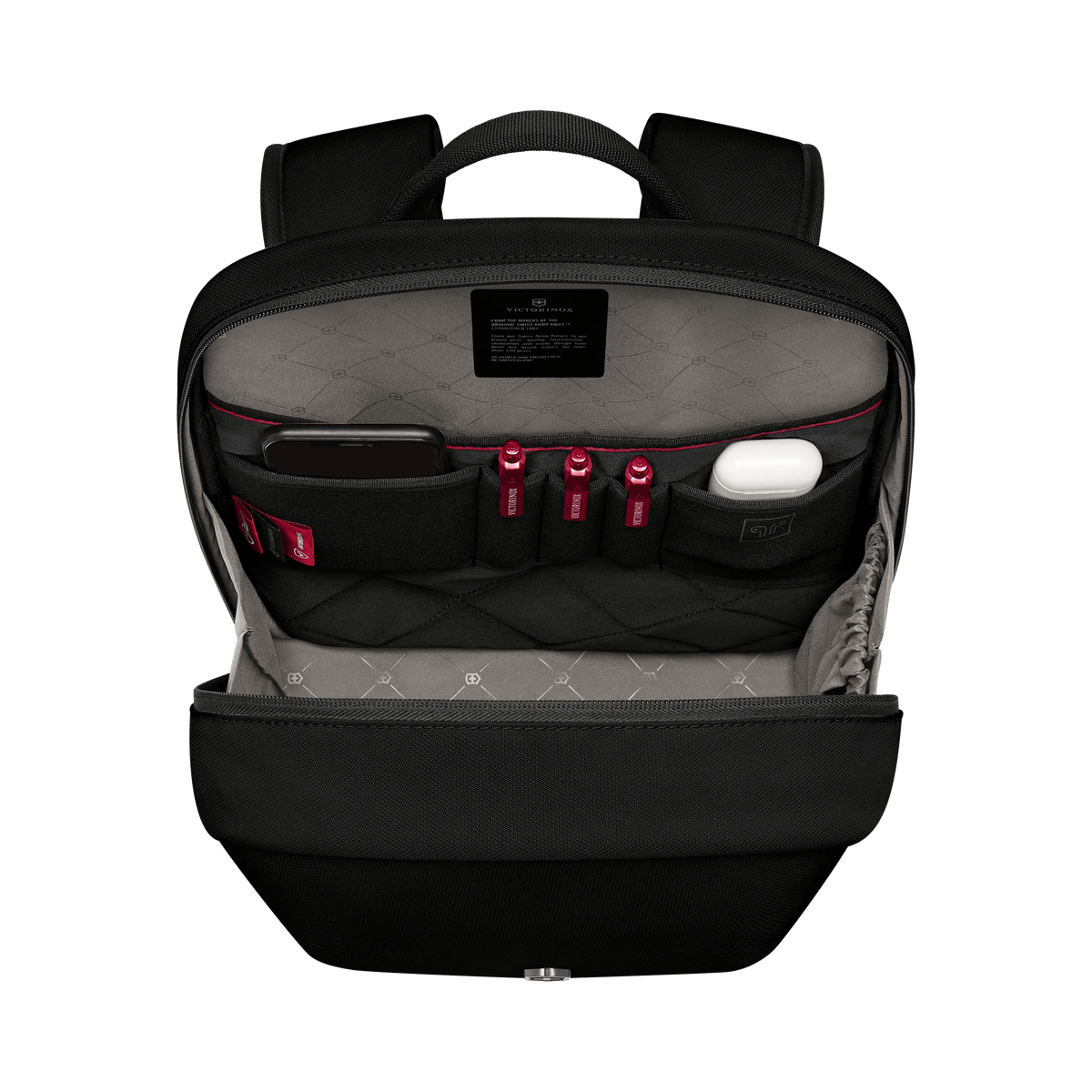 Victorinox Altmont Modern City Daypack in Black — interior view