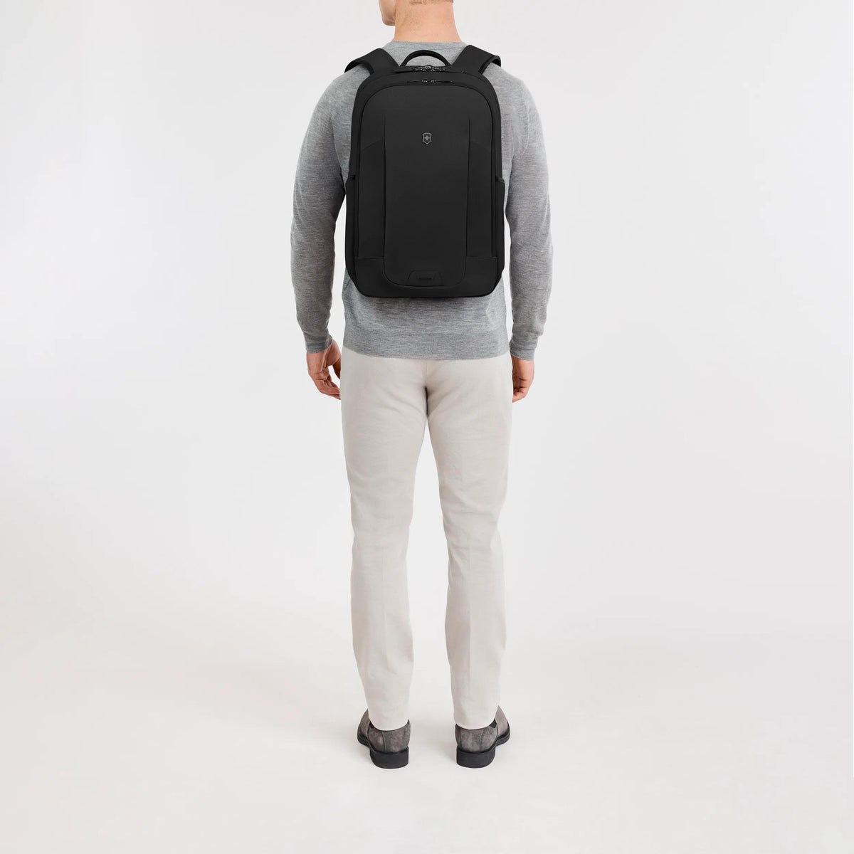 Victorinox Altmont Modern Compact Backpack in Black — lifestyle