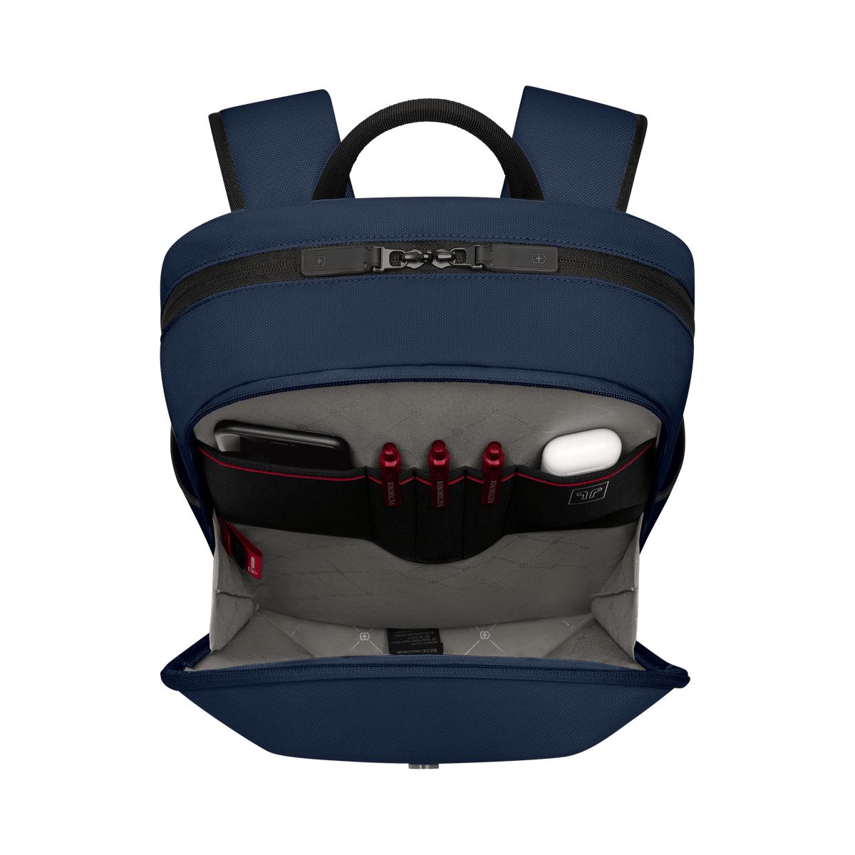 Victorinox Altmont Modern Compact Backpack in Navy Blue — interior view 2