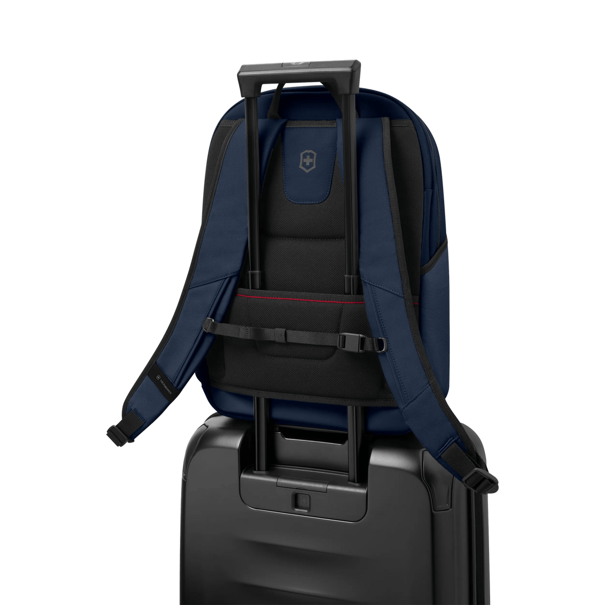 Victorinox Altmont Modern Deluxe Backpack in Navy Blue — detail view