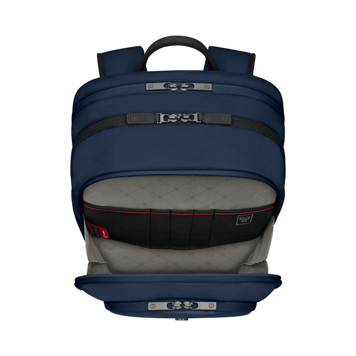 Victorinox Altmont Modern Deluxe Backpack in Navy Blue — interior view 2
