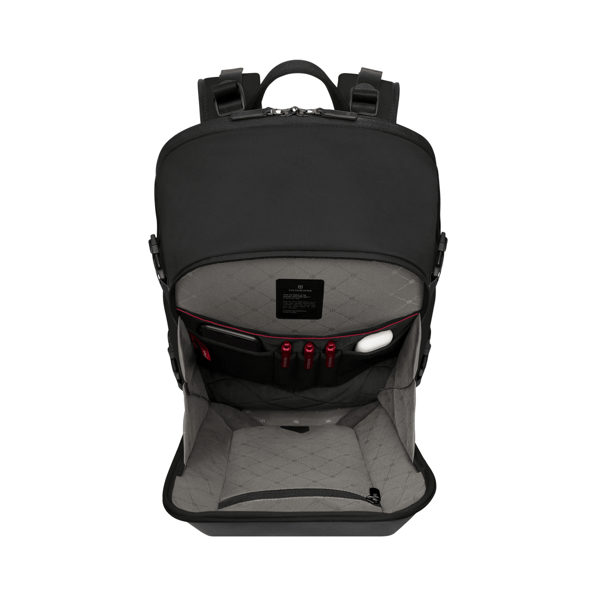 Victorinox Altmont Modern Traveler Backpack in Black — interior view 4