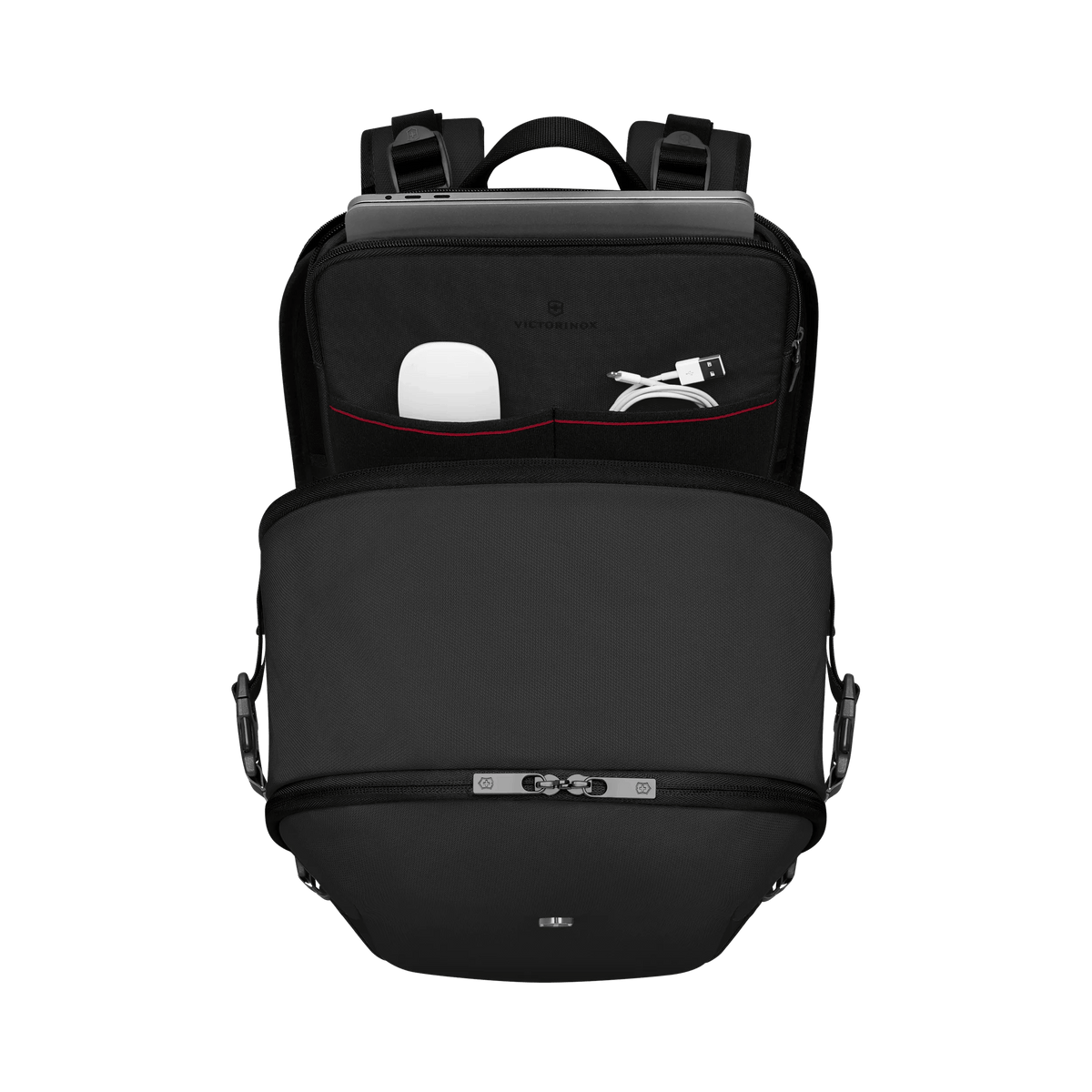 Victorinox Altmont Modern Traveler Backpack in Black — interior view