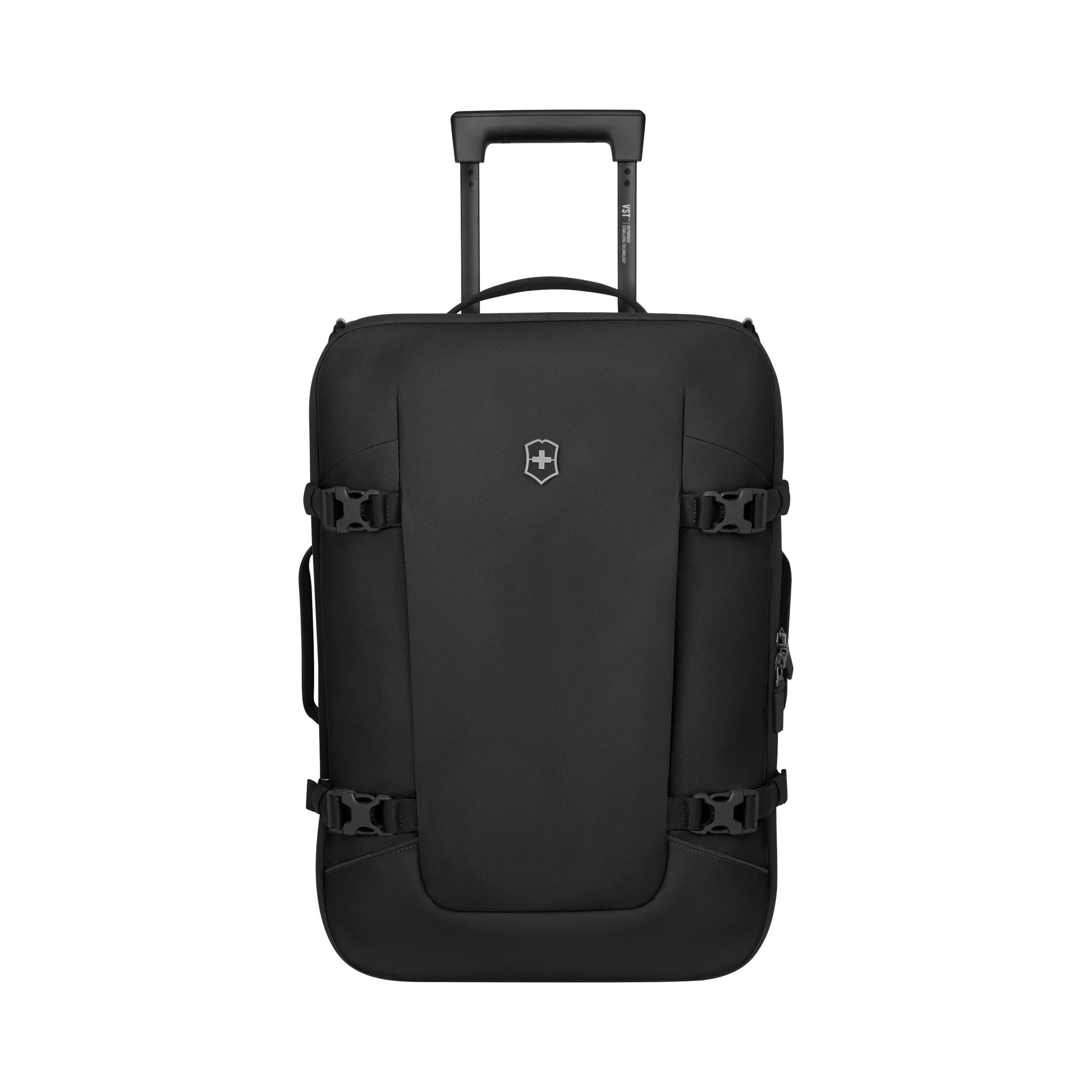 Victorinox Altmont Modern Wheeled Duffel in Black — front view