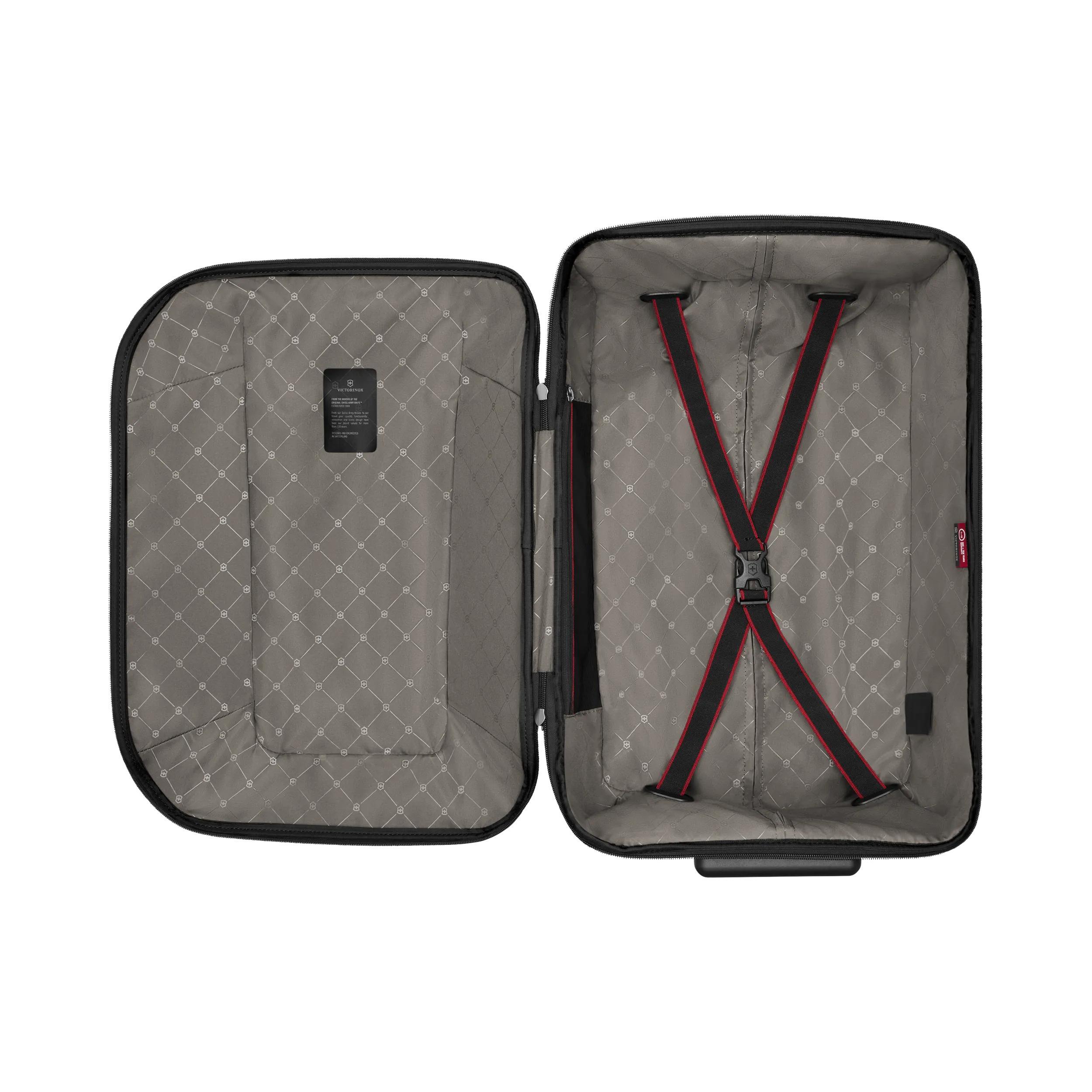 Victorinox Altmont Modern Wheeled Duffel in Black — interior view