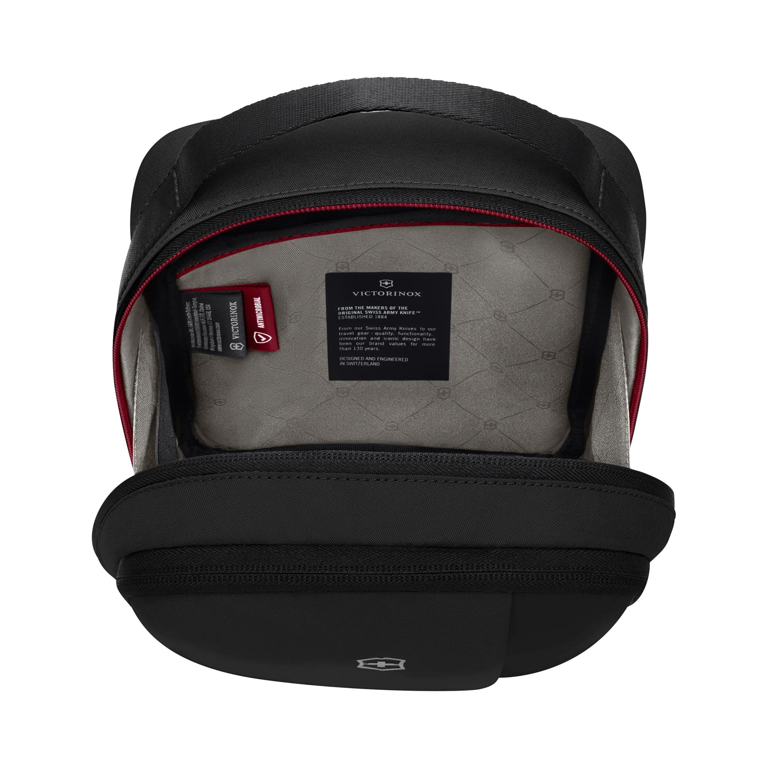 Victorinox Travel Essentials Crossbody Bag in Black — interior view 2