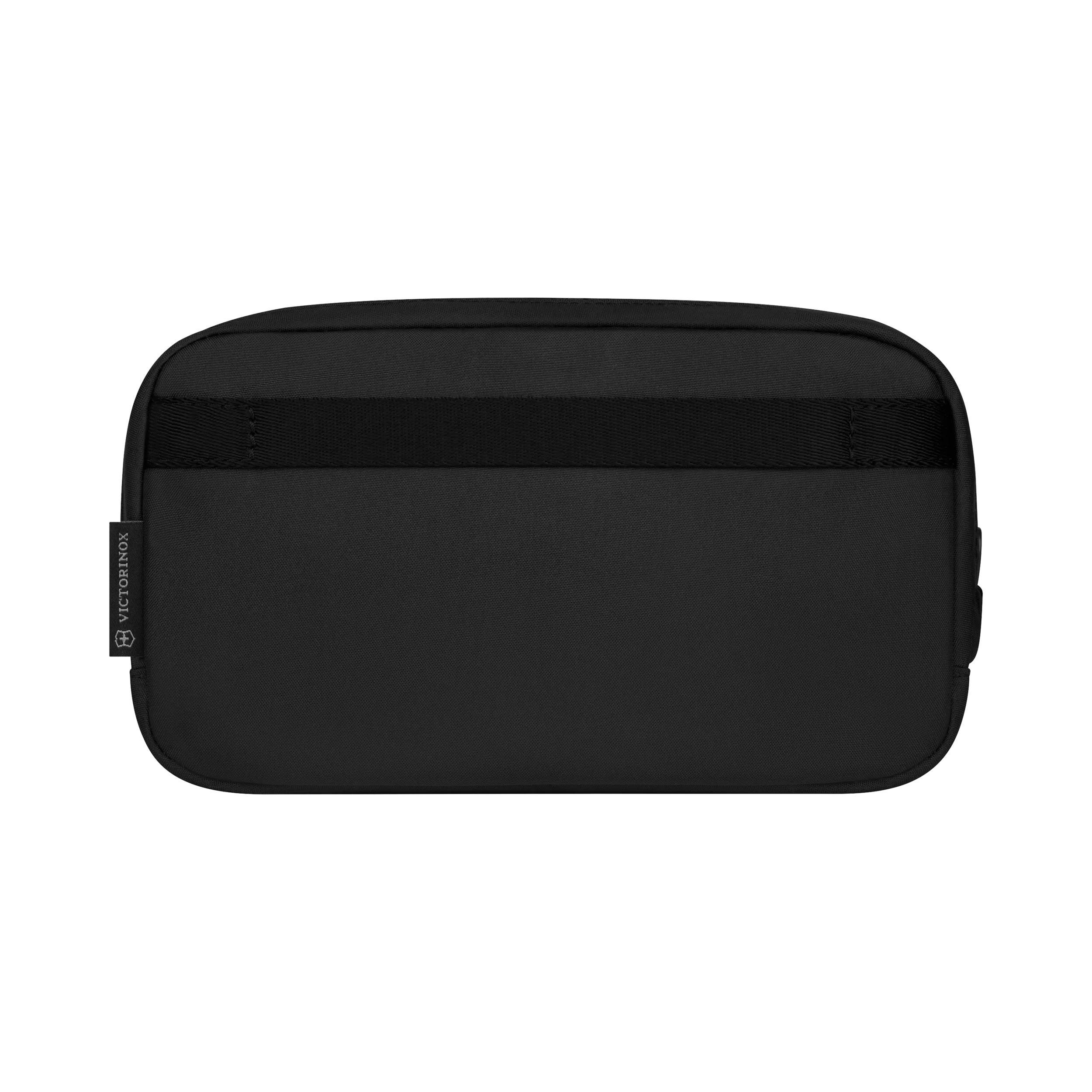 Victorinox Travel Essentials Compact Toiletry Bag in Black — back view