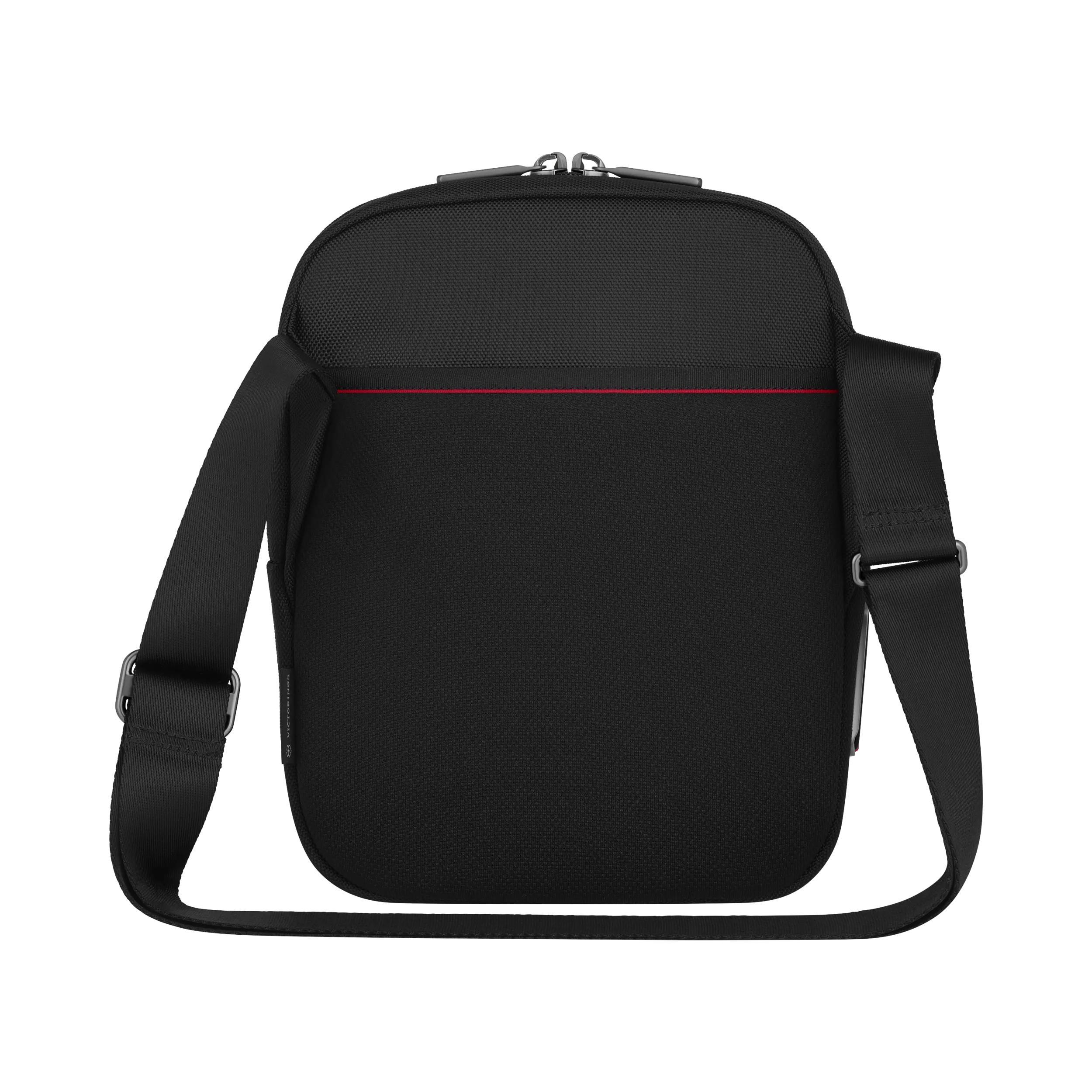 Victorinox Werks Traveler 7.0 Crossbody Bag in Black — back view