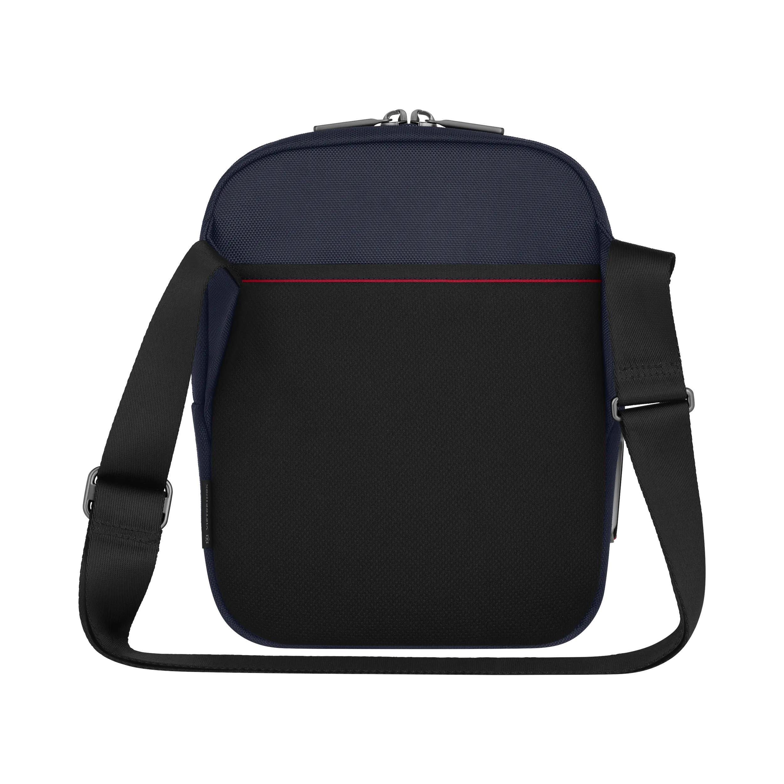 Victorinox Werks Traveler 7.0 Crossbody Bag in Navy Blue — back view