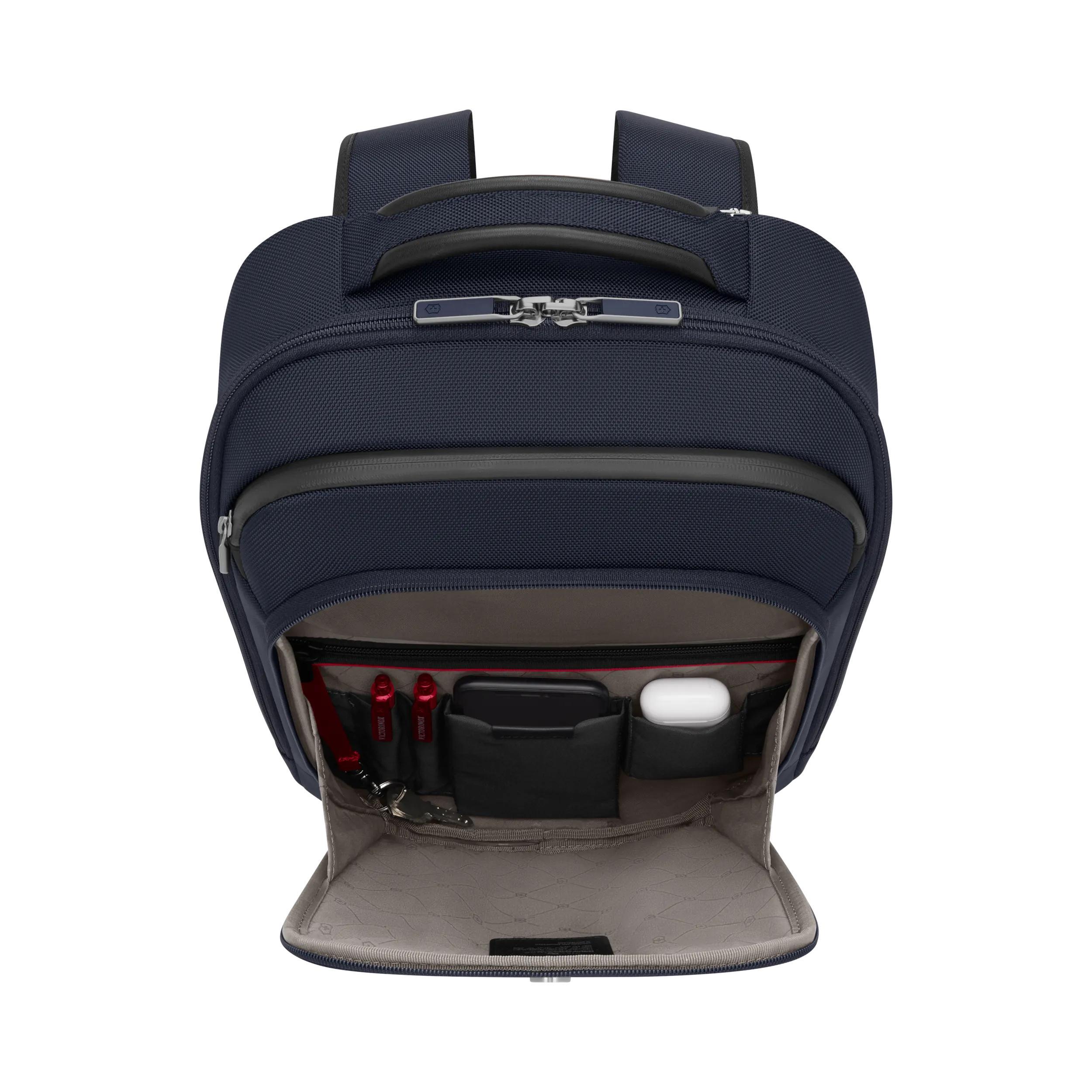 Victorinox Werks Traveler 7.0 Compact Backpack in Navy Blue — interior view 2
