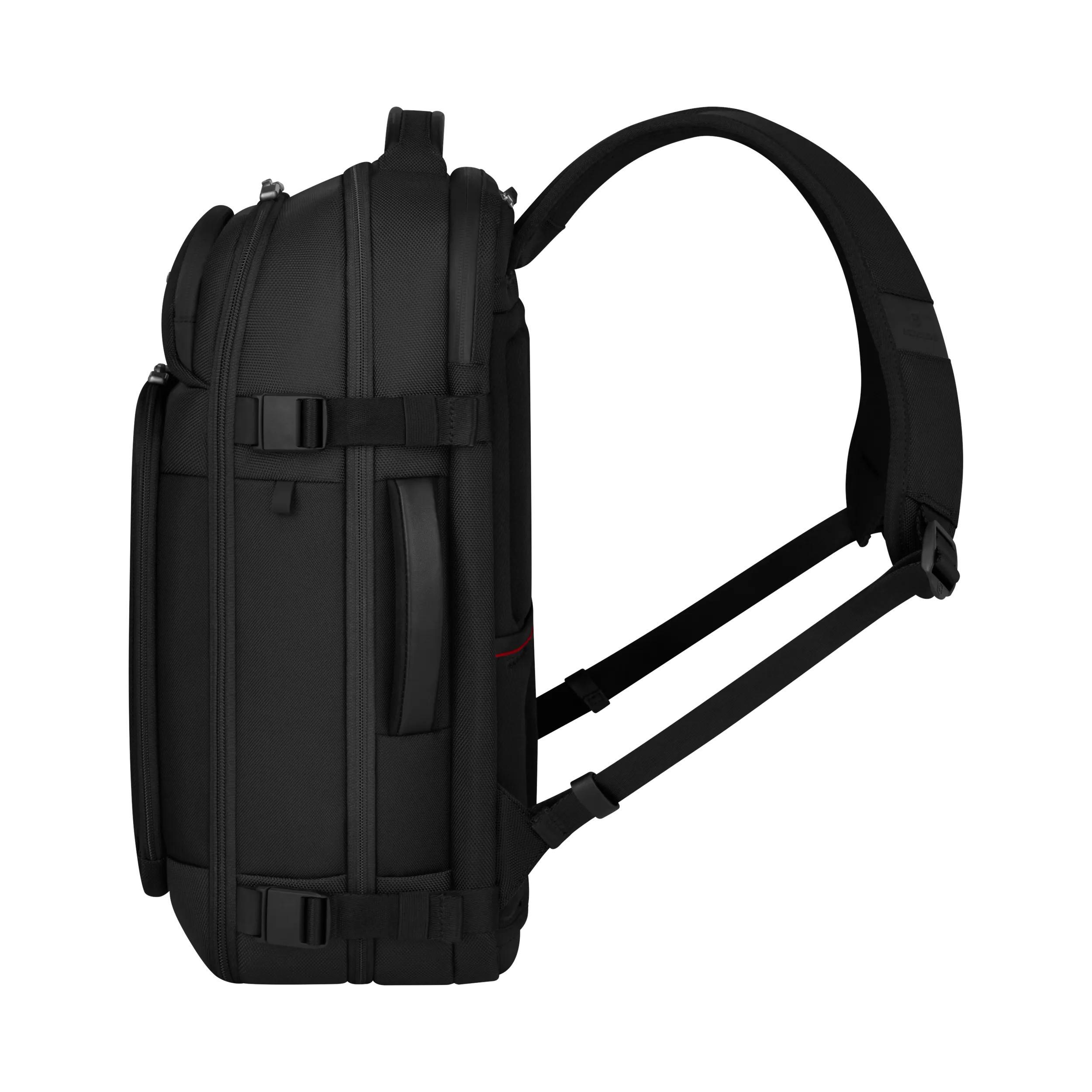 Victorinox Werks Traveler 7.0 Boarding Bag in Black — angle view 3