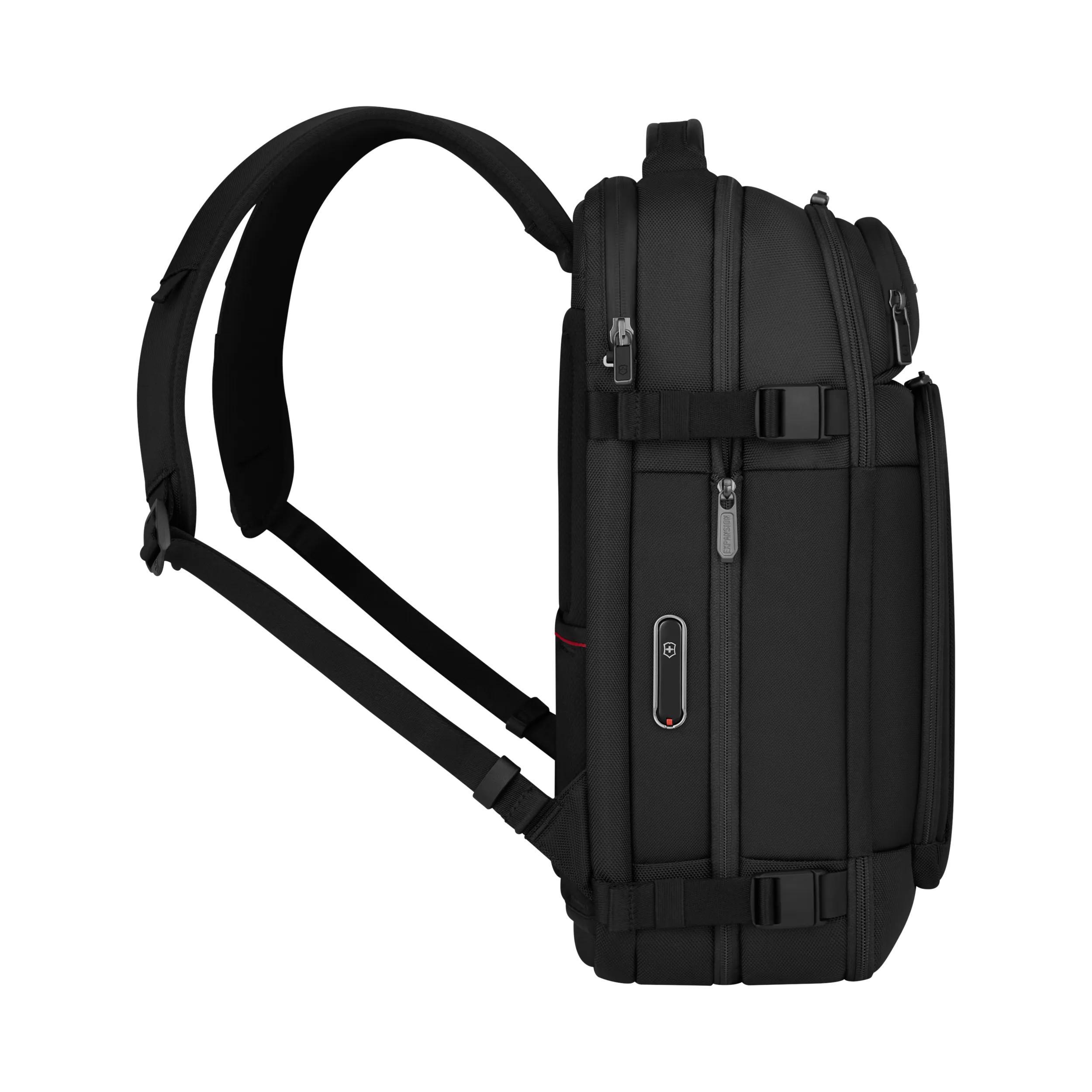 Victorinox Werks Traveler 7.0 Boarding Bag in Black — angle view 4