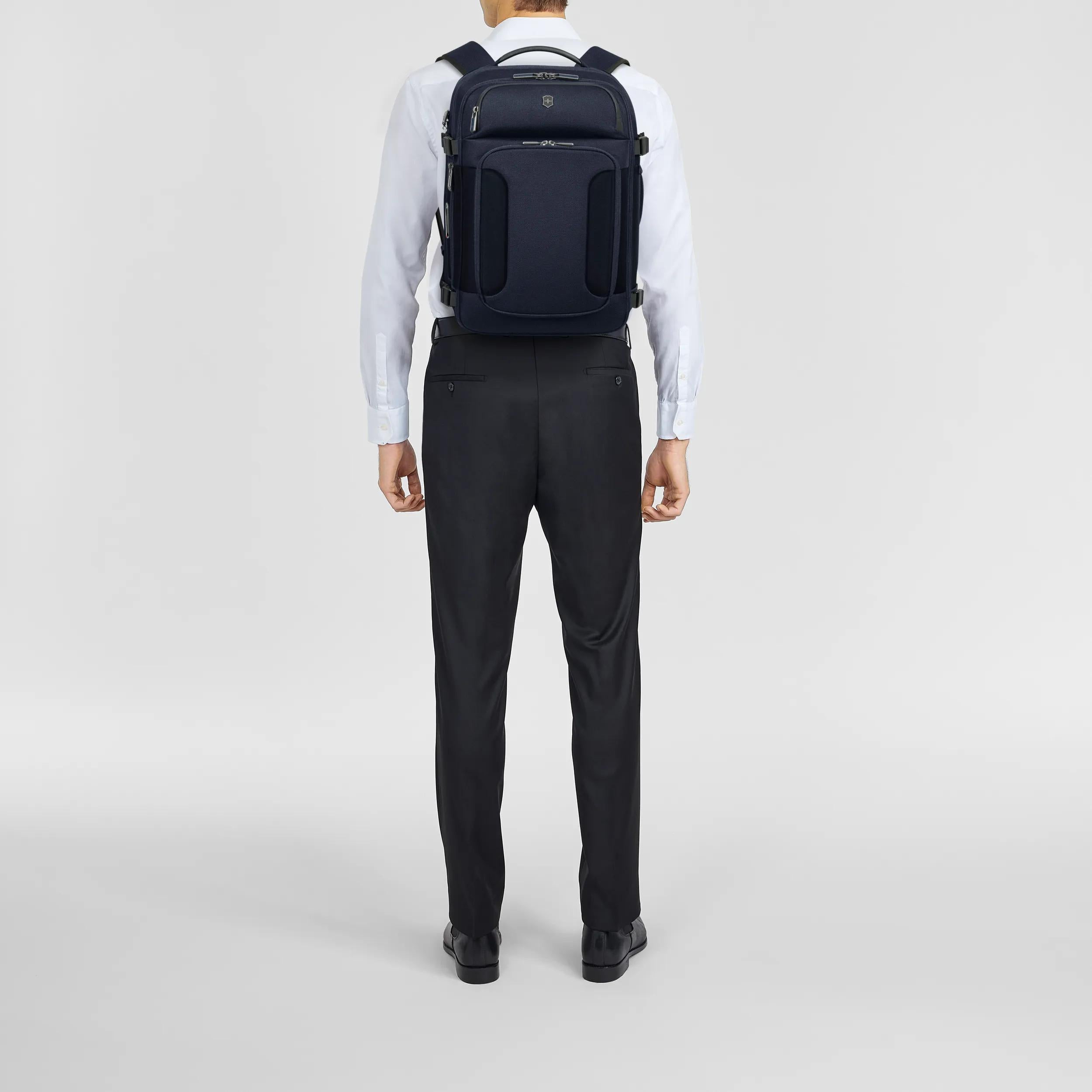 Victorinox Werks Traveler 7.0 Boarding Bag in Navy Blue — lifestyle