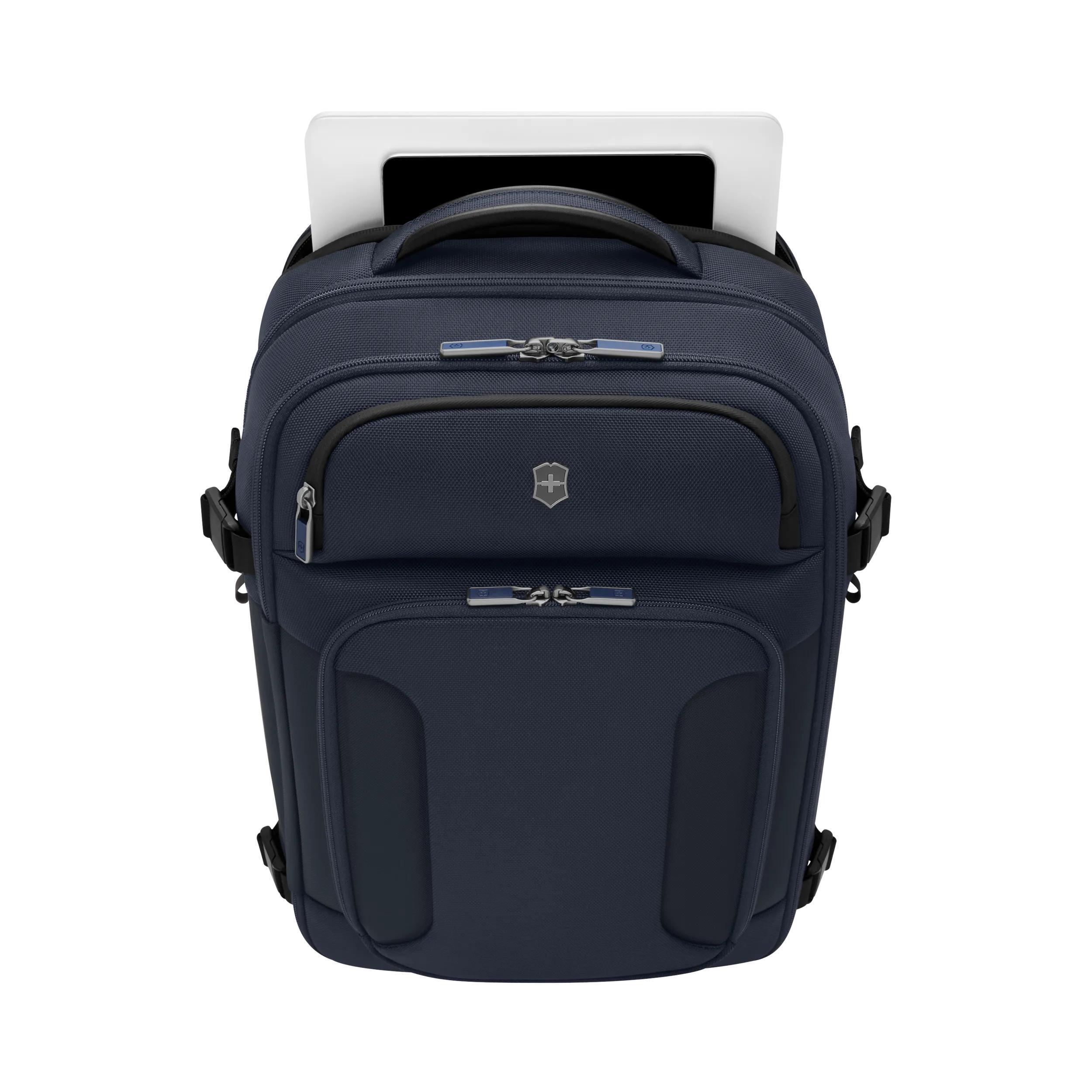 Victorinox Werks Traveler 7.0 Boarding Bag in Navy Blue — interior view 2