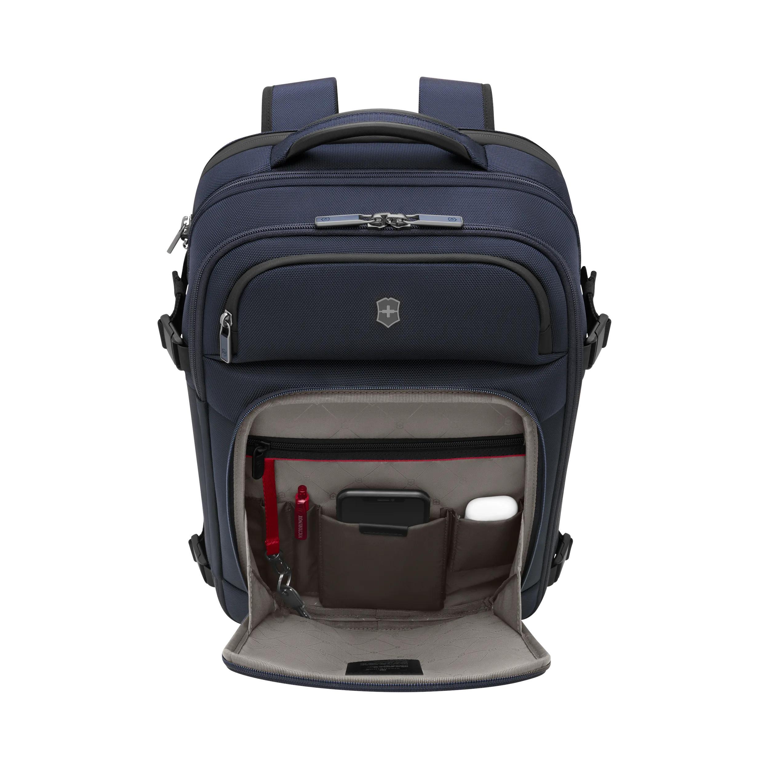 Victorinox Werks Traveler 7.0 Boarding Bag in Navy Blue — interior view 3