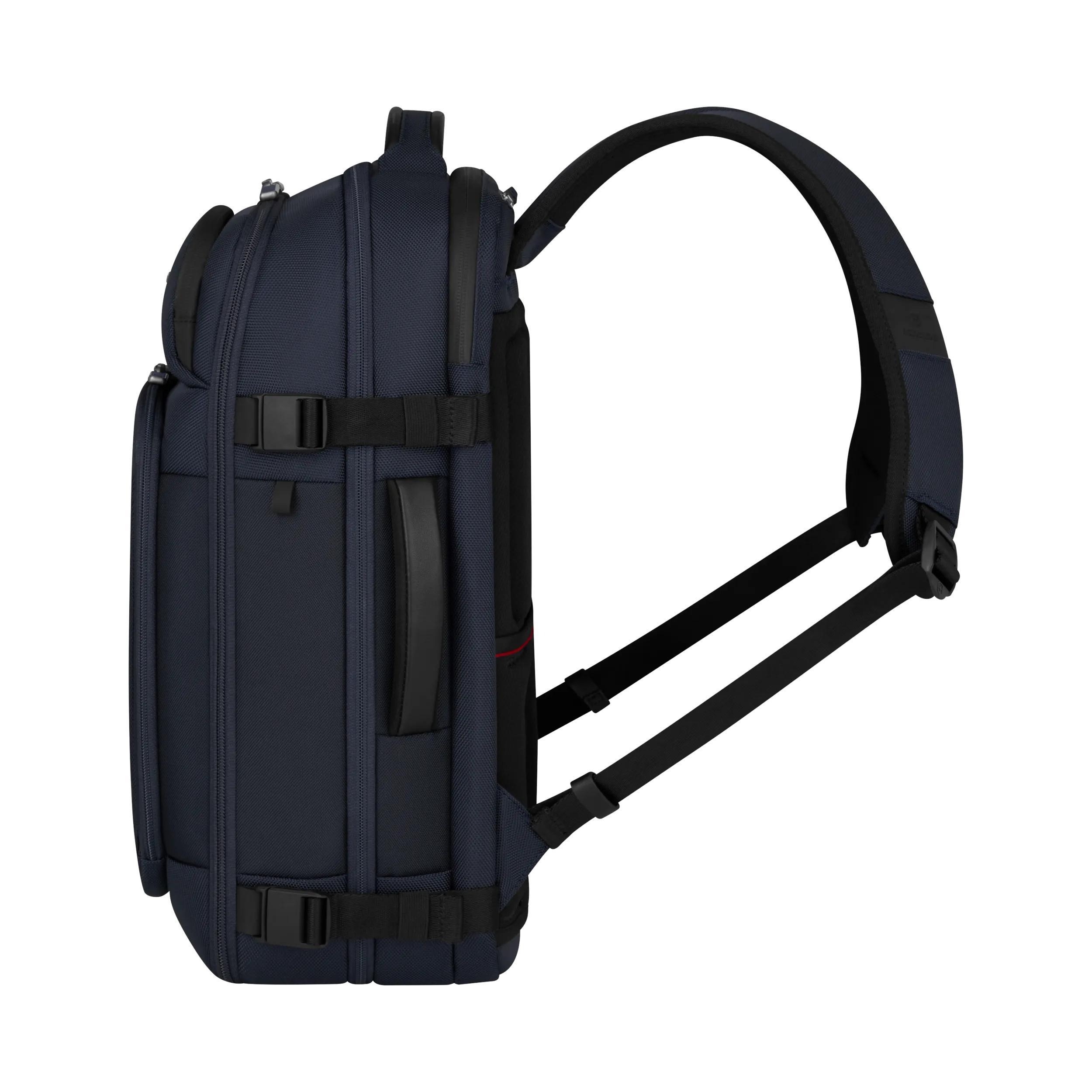 Victorinox Werks Traveler 7.0 Boarding Bag in Navy Blue — angle view 3