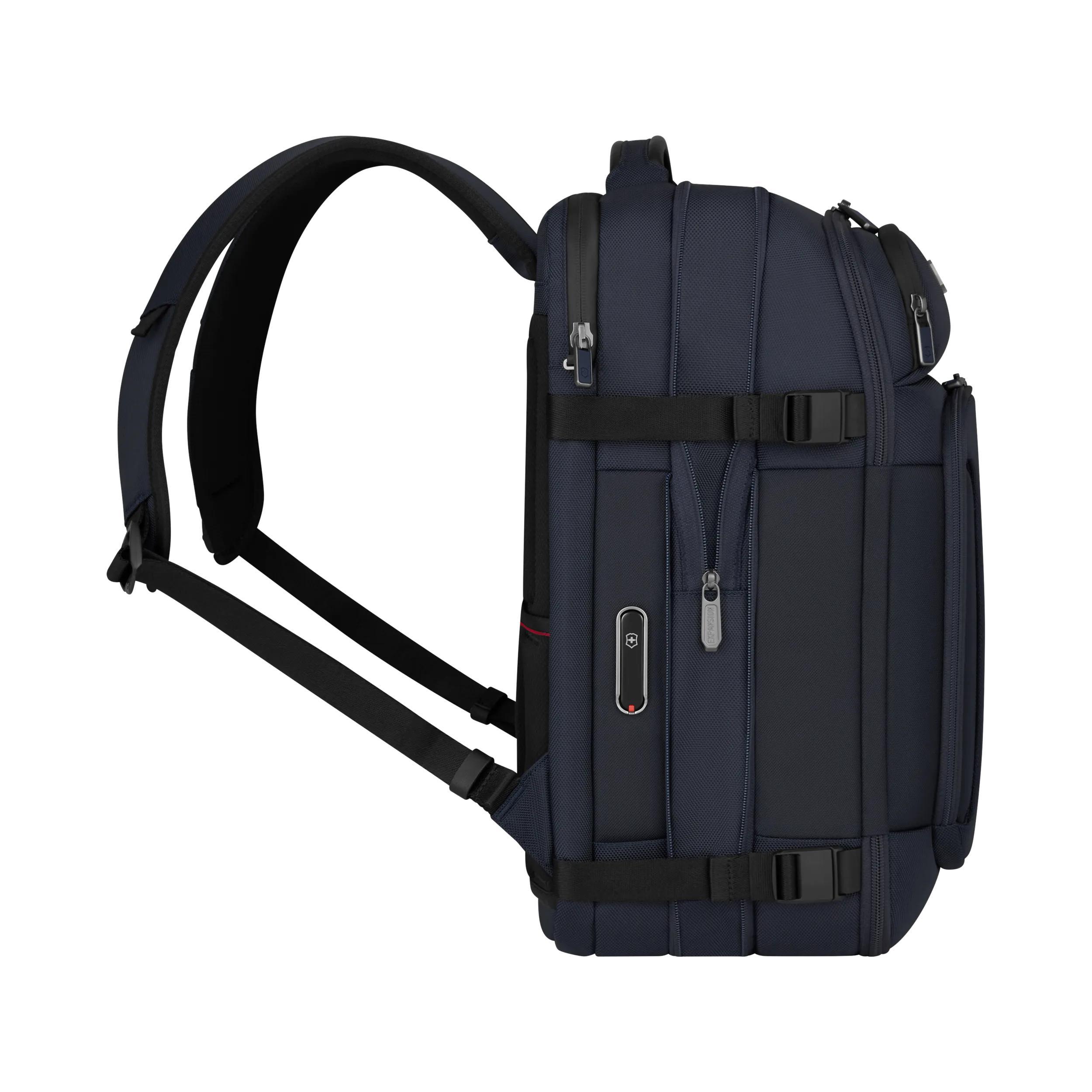 Victorinox Werks Traveler 7.0 Boarding Bag in Navy Blue — angle view 5
