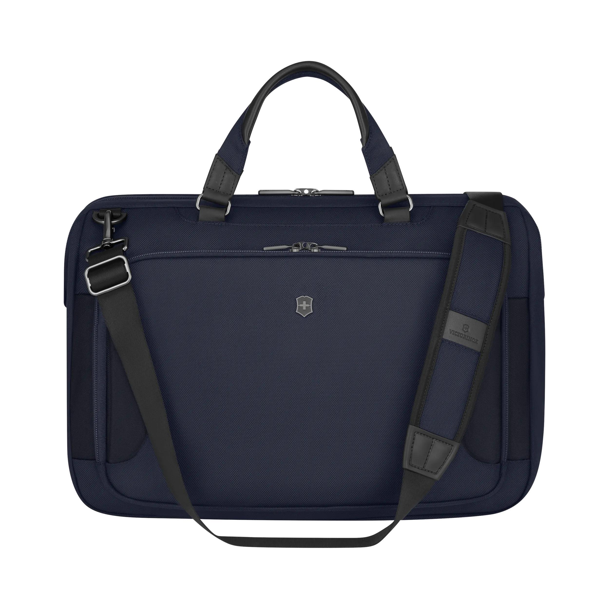 Victorinox Werks Traveler 7.0 Weekender in Navy Blue — angle view 2
