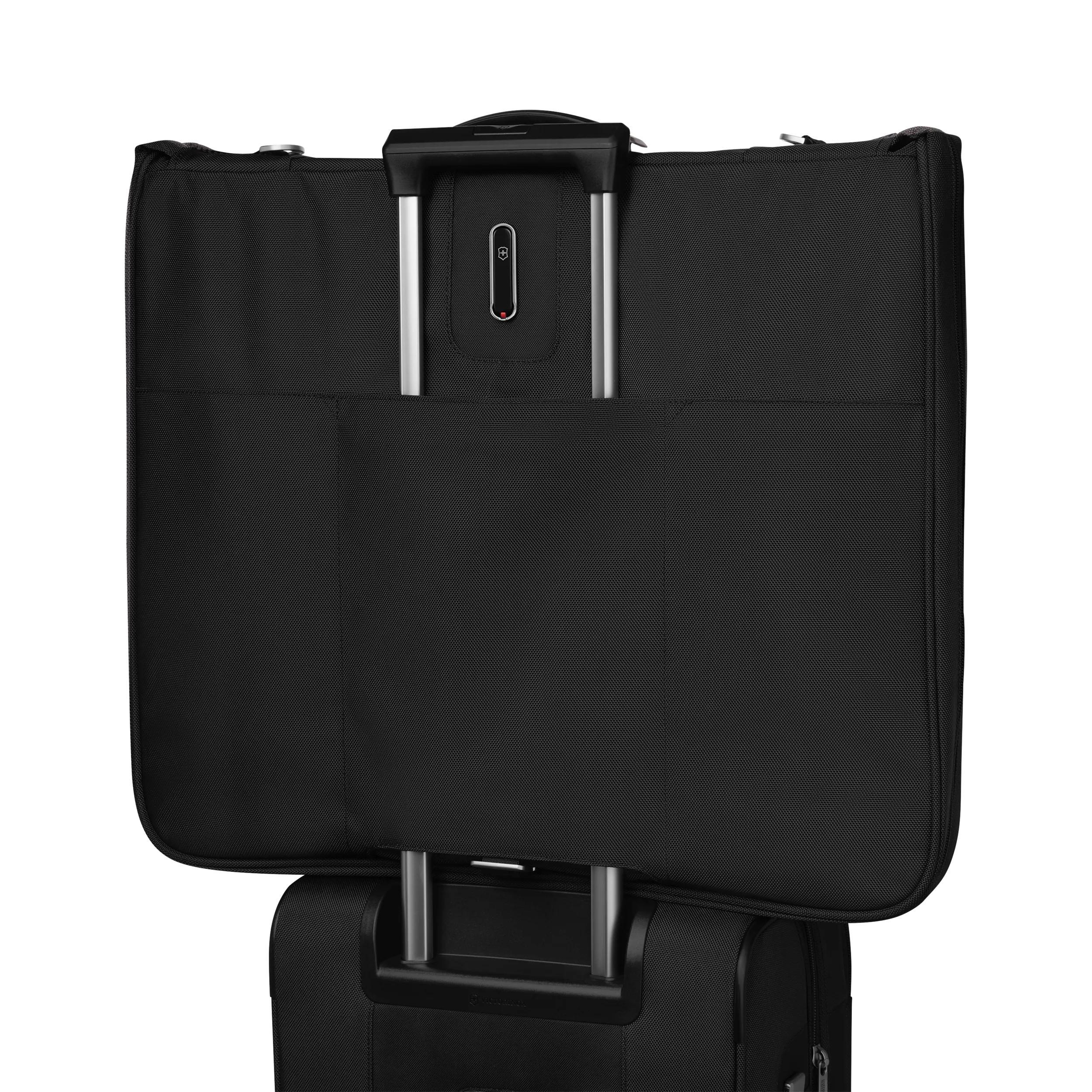 Victorinox Werks Traveler 7.0 Garment Bag in Black — detail view