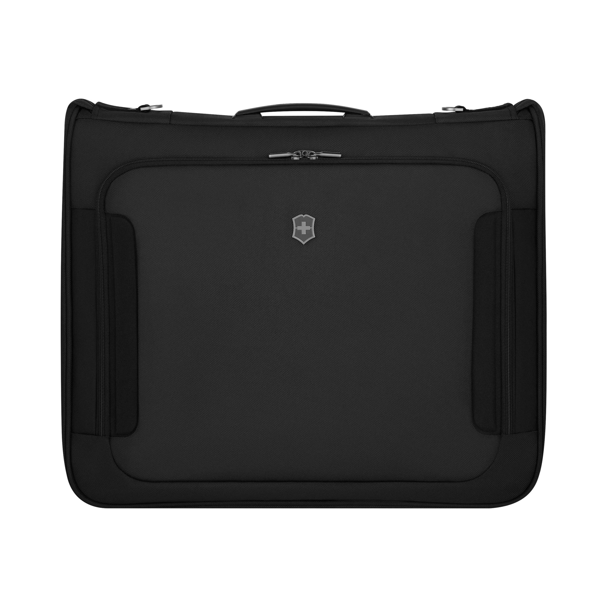 Victorinox Werks Traveler 7.0 Garment Bag in Black — front view