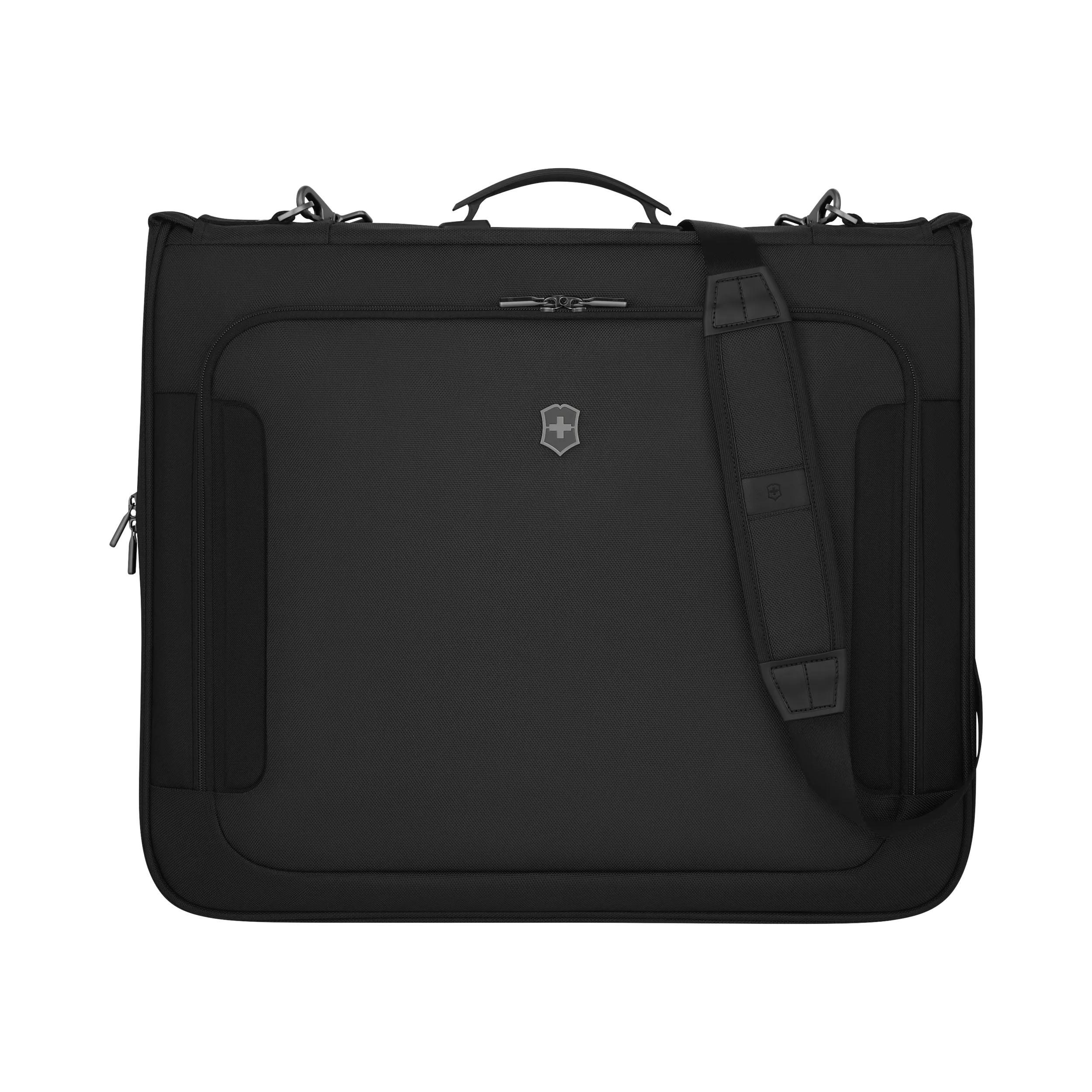 Victorinox Werks Traveler 7.0 Garment Bag in Black — angle view 2