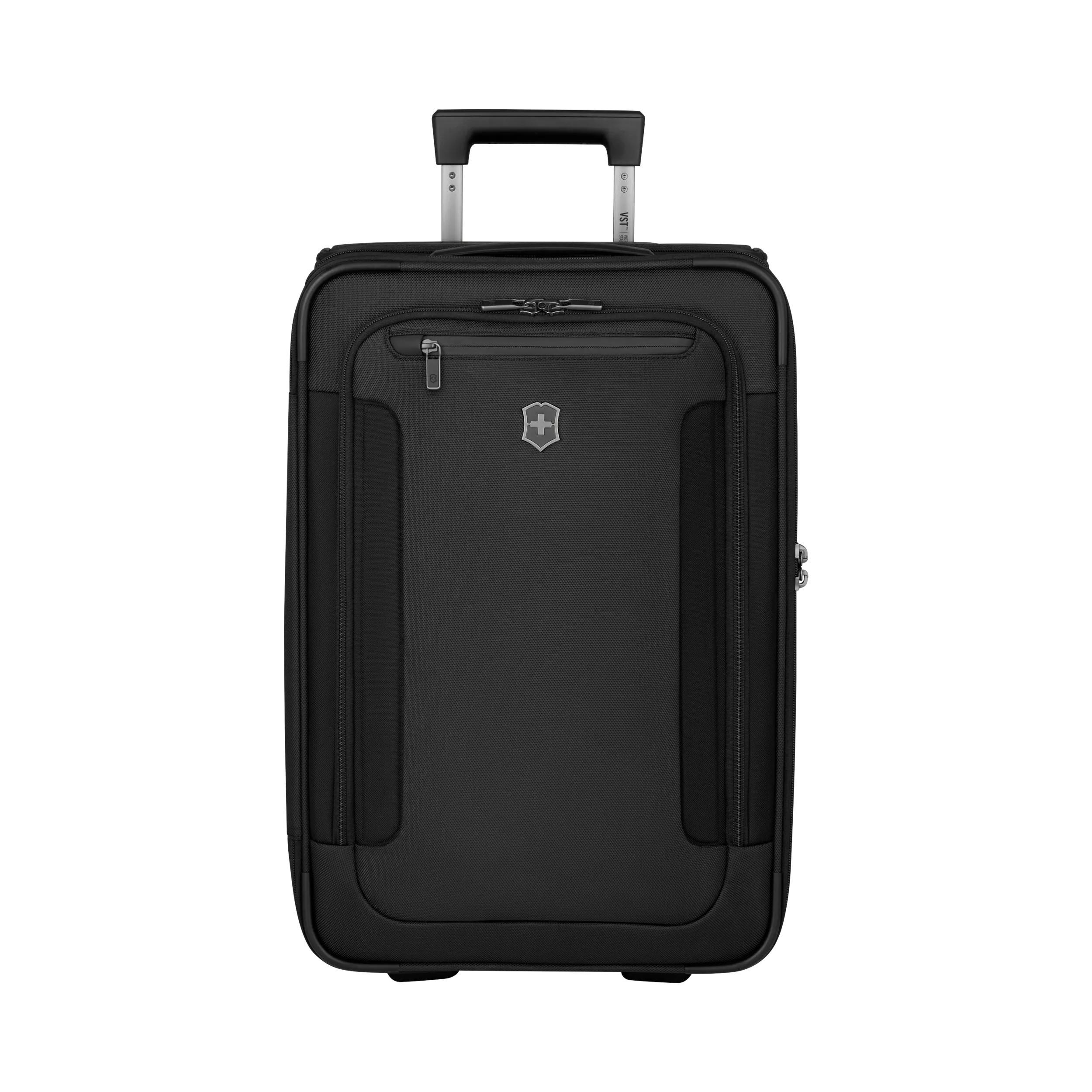 Victorinox Werks Traveler 7.0 2-Wheel Frequent Flyer Carry-On in Black — front view