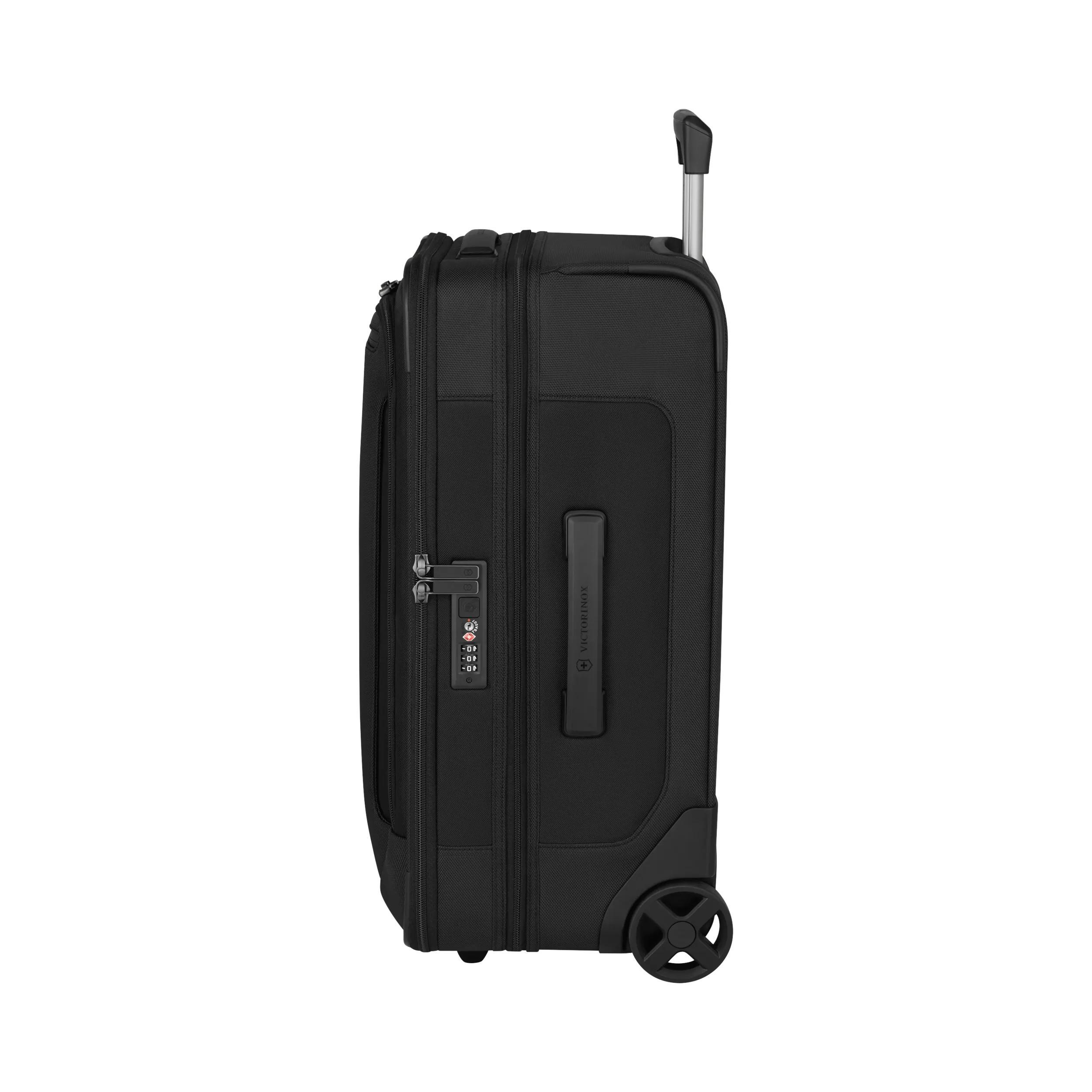 Victorinox Werks Traveler 7.0 2-Wheel Frequent Flyer Carry-On in Black — angle view 5