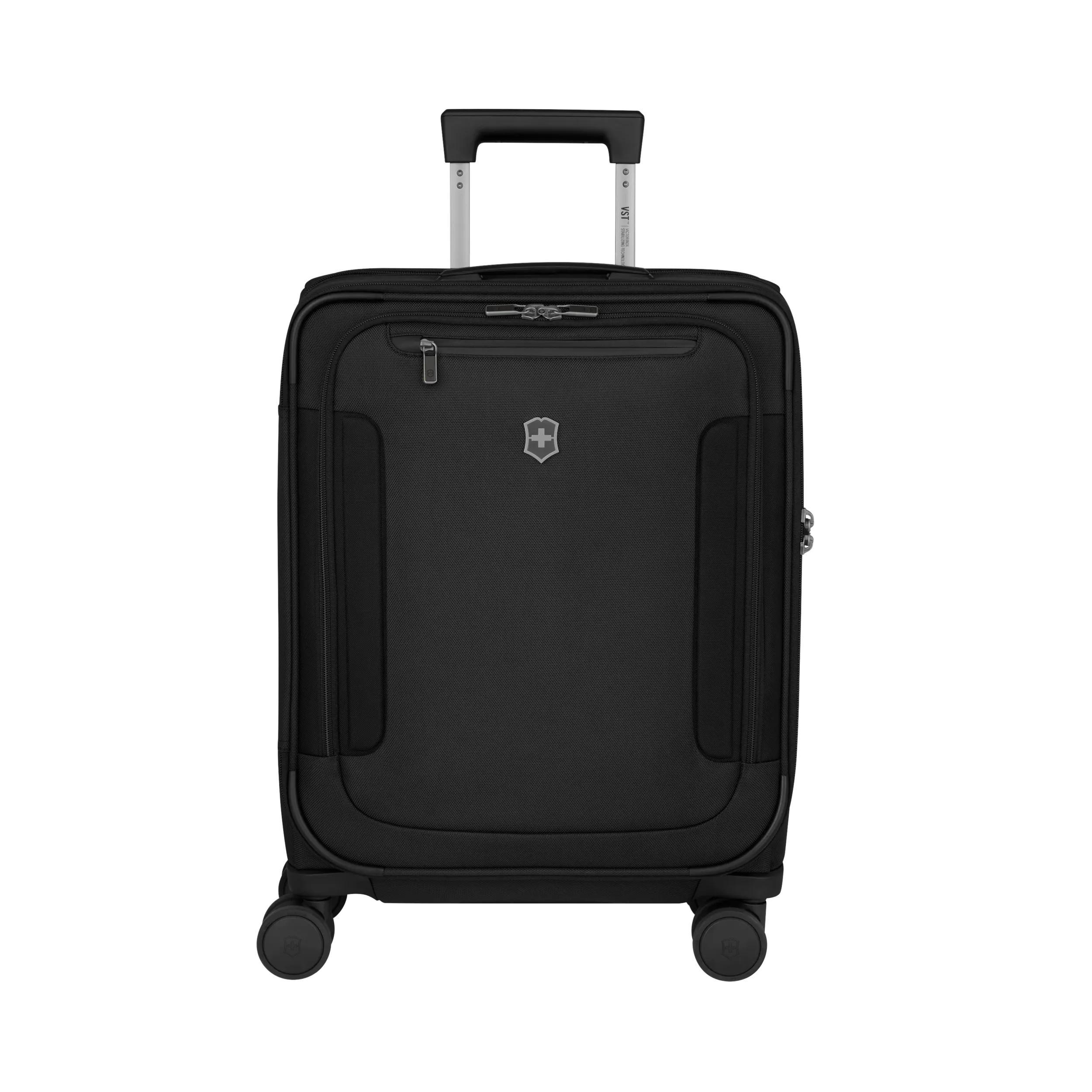 Victorinox Werks Traveler 7.0 Global Carry-On in Black — front view