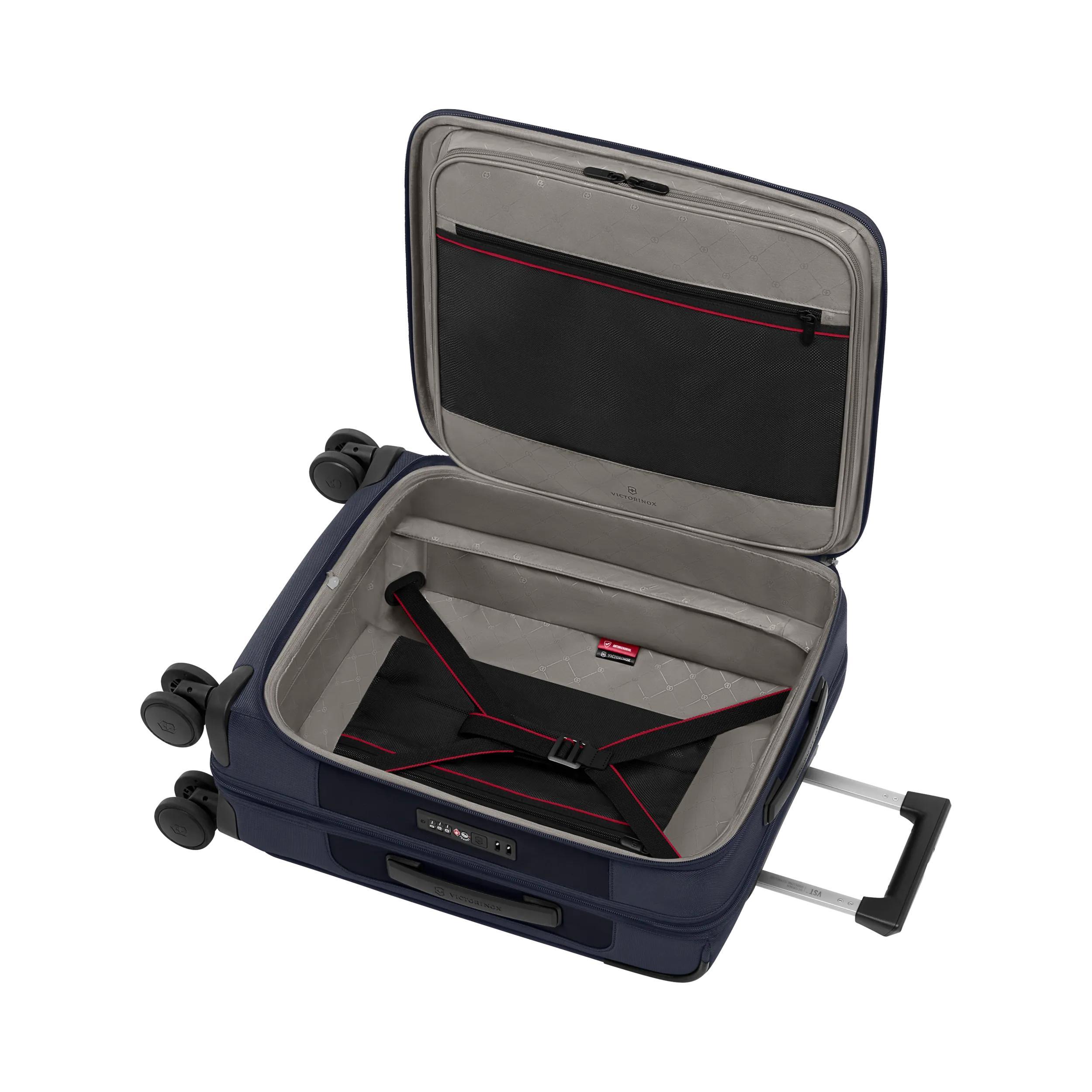 Victorinox Werks Traveler 7.0 Global Carry-On in Blue — interior view