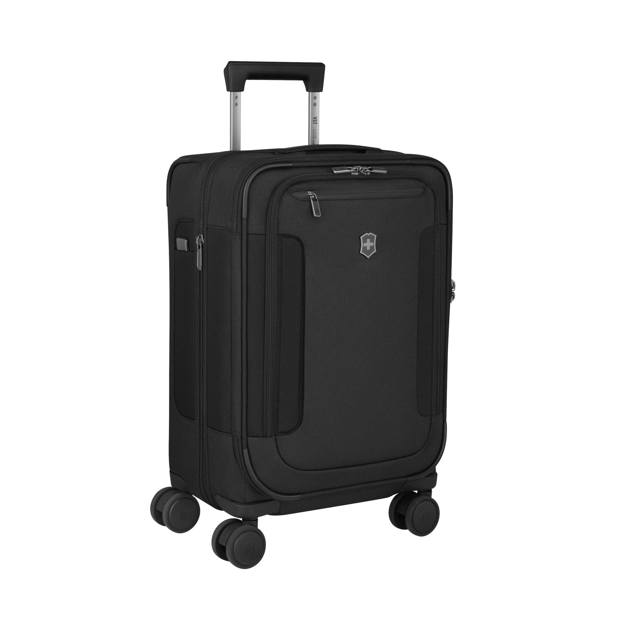Victorinox Werks Traveler 7.0 Frequent Flyer Carry-On in Black — angle view 4
