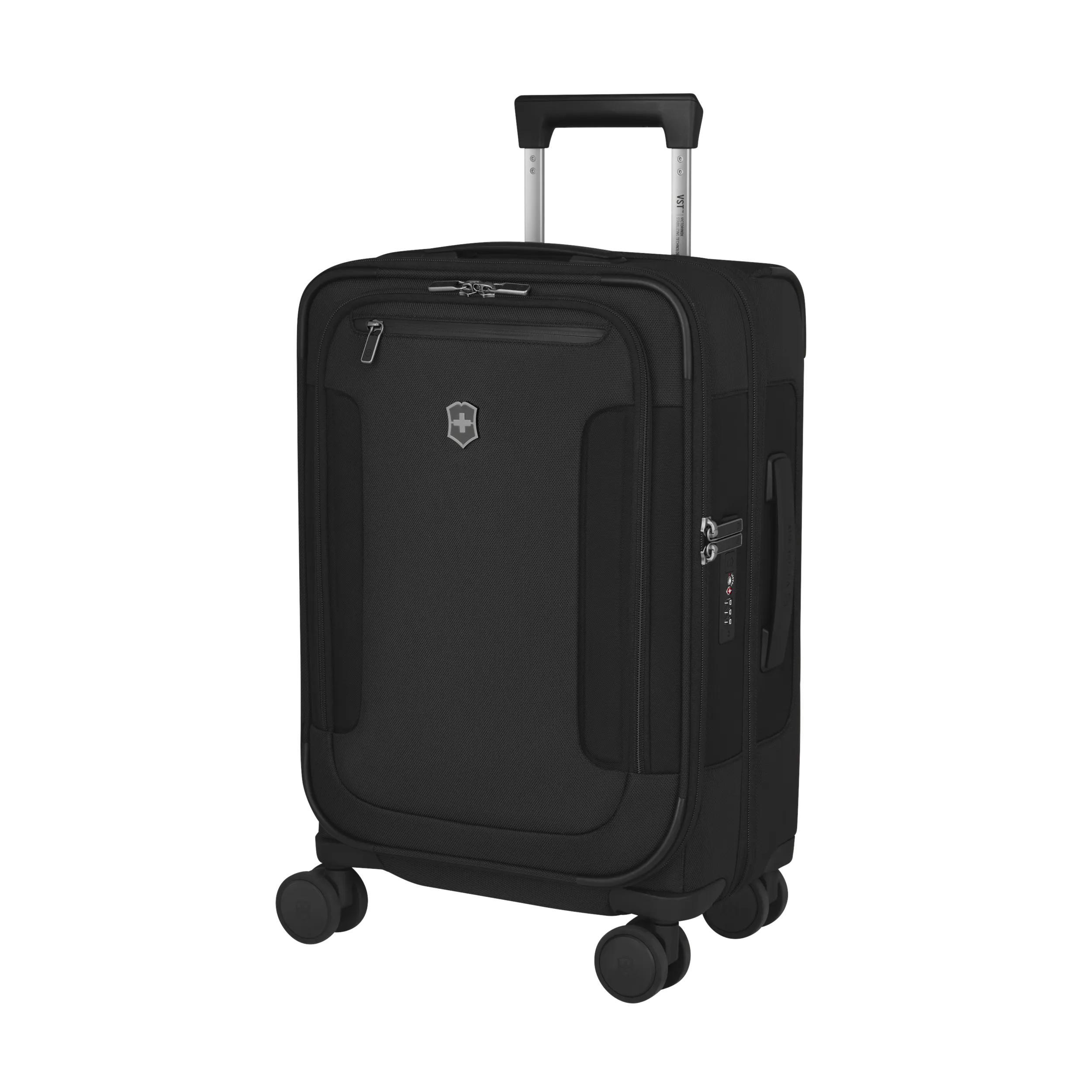 Victorinox Werks Traveler 7.0 Frequent Flyer Carry-On in Black — angle view 3