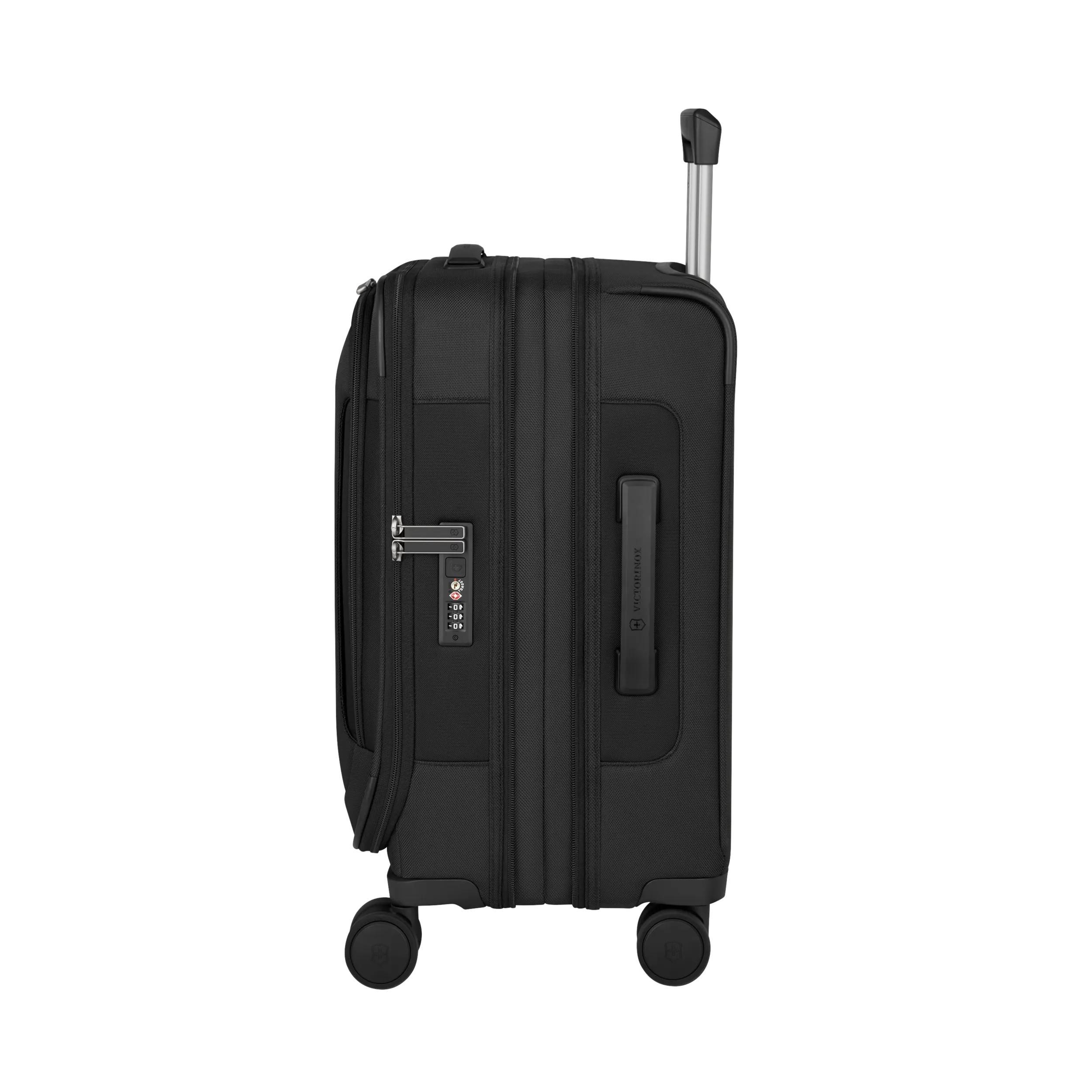 Victorinox Werks Traveler 7.0 Frequent Flyer Carry-On in Black — angle view 6