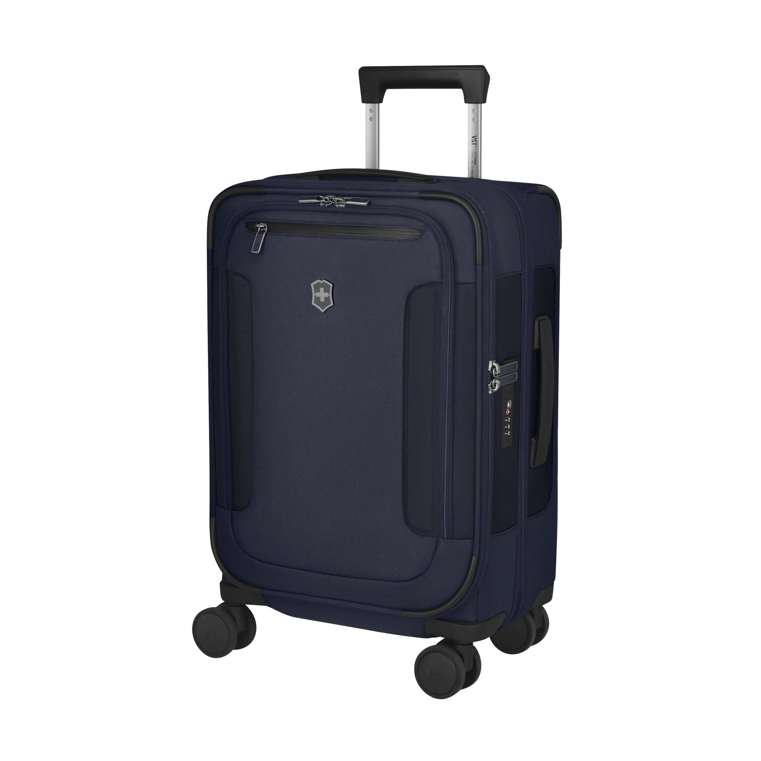 Victorinox Werks Traveler 7.0 Frequent Flyer Carry-On in Blue — angle view 3