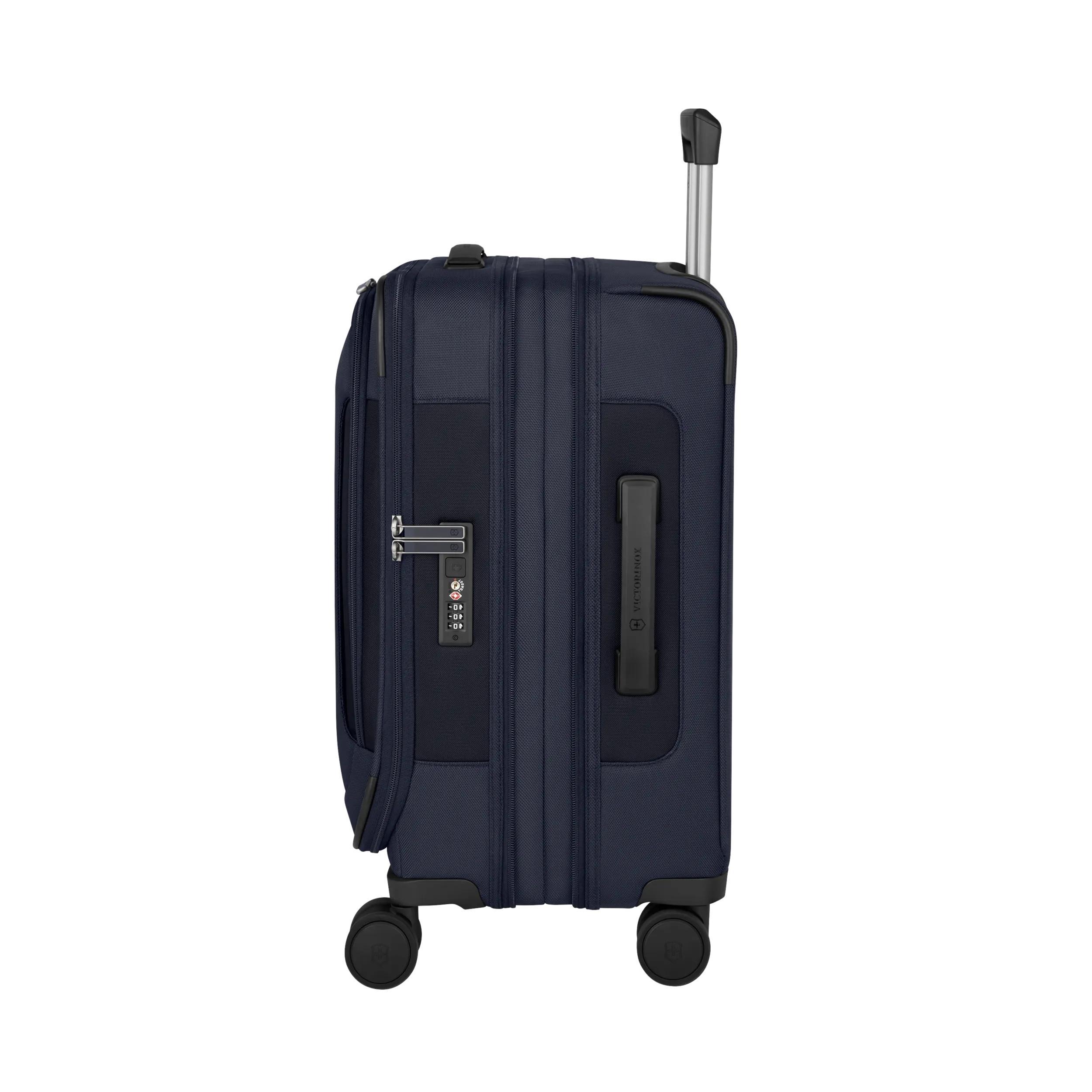 Victorinox Werks Traveler 7.0 Frequent Flyer Carry-On in Blue — angle view 6