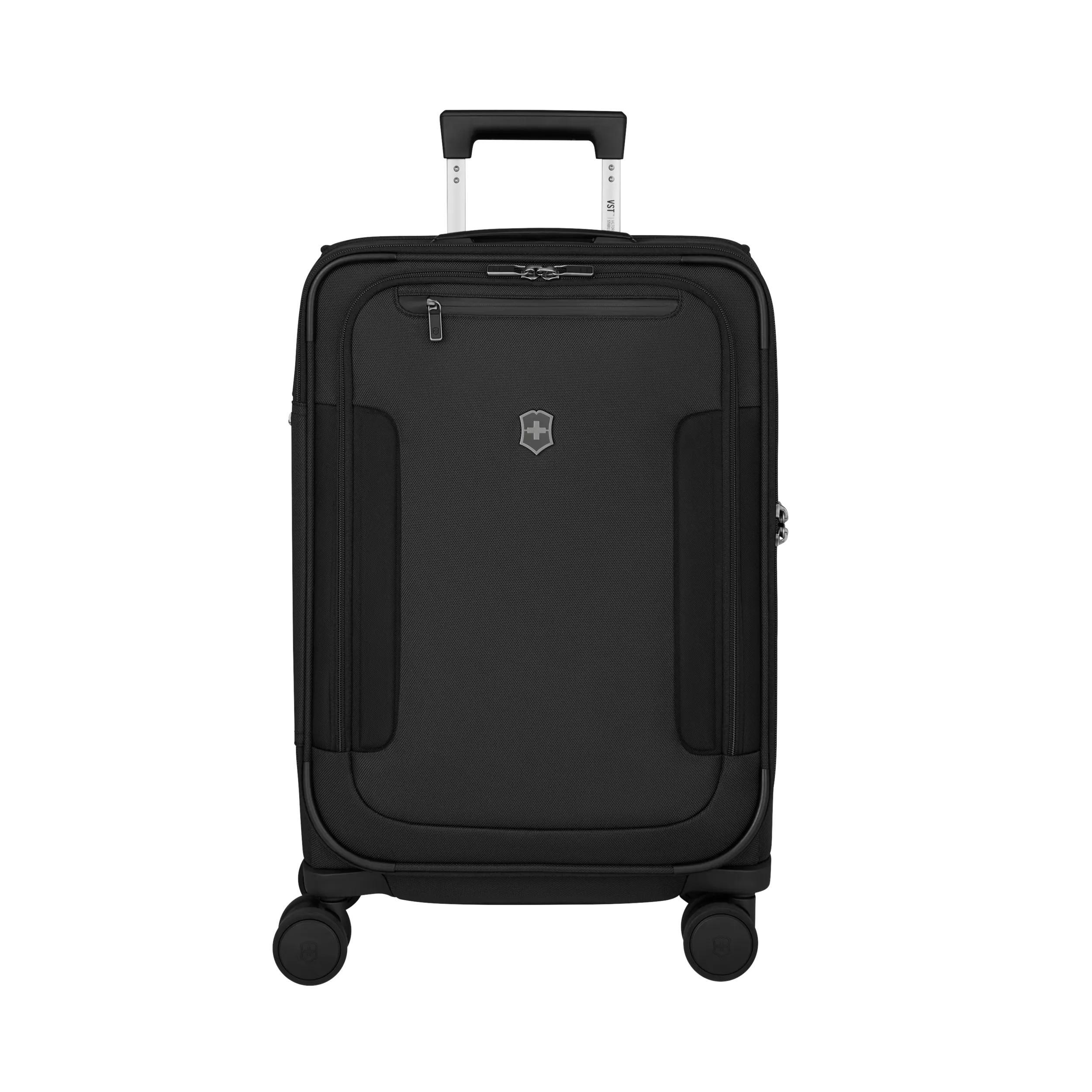 Victorinox Werks Traveler 7.0 Frequent Flyer Carry-On Business in Black — front view