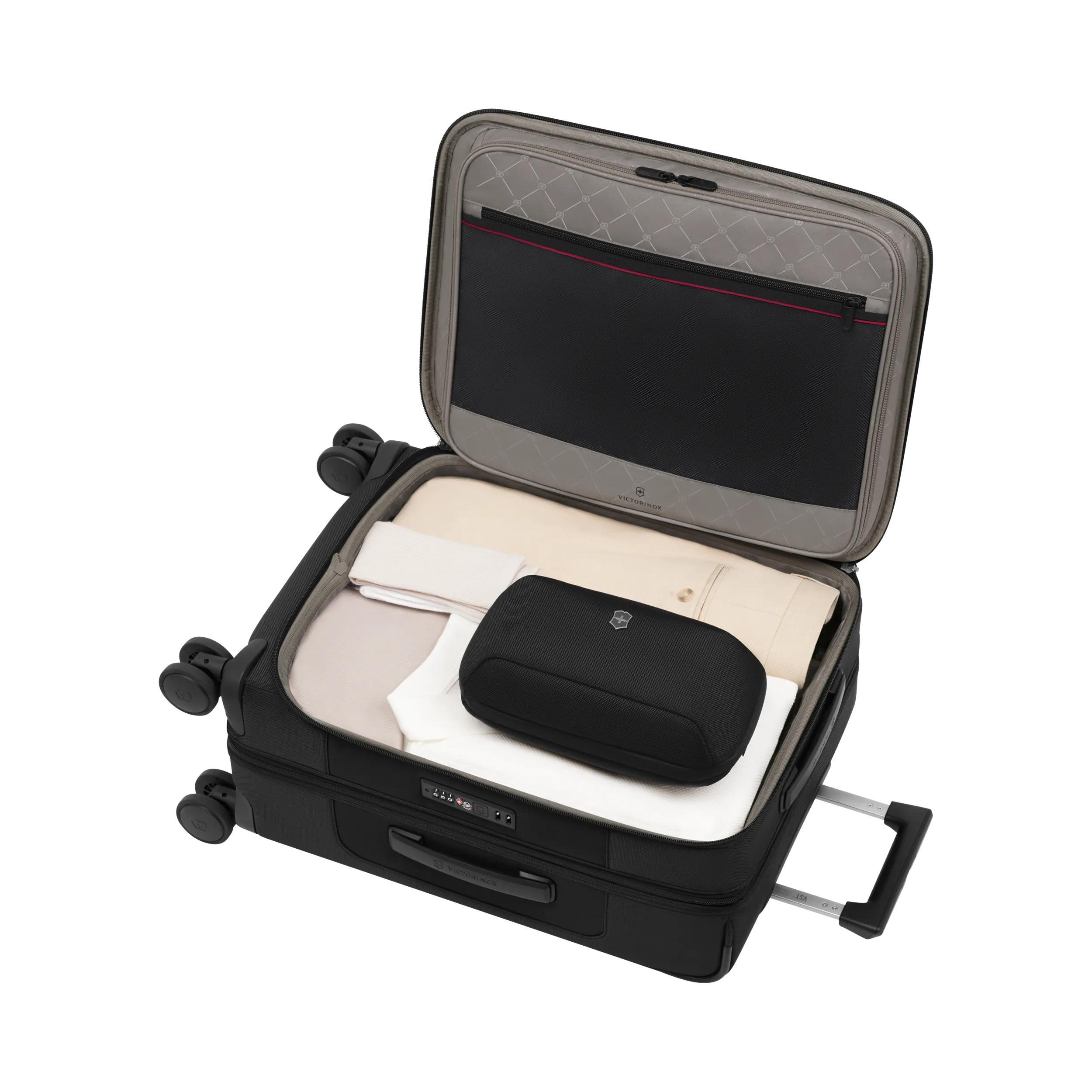Victorinox Werks Traveler 7.0 Frequent Flyer Carry-On Business in Black — interior view 2