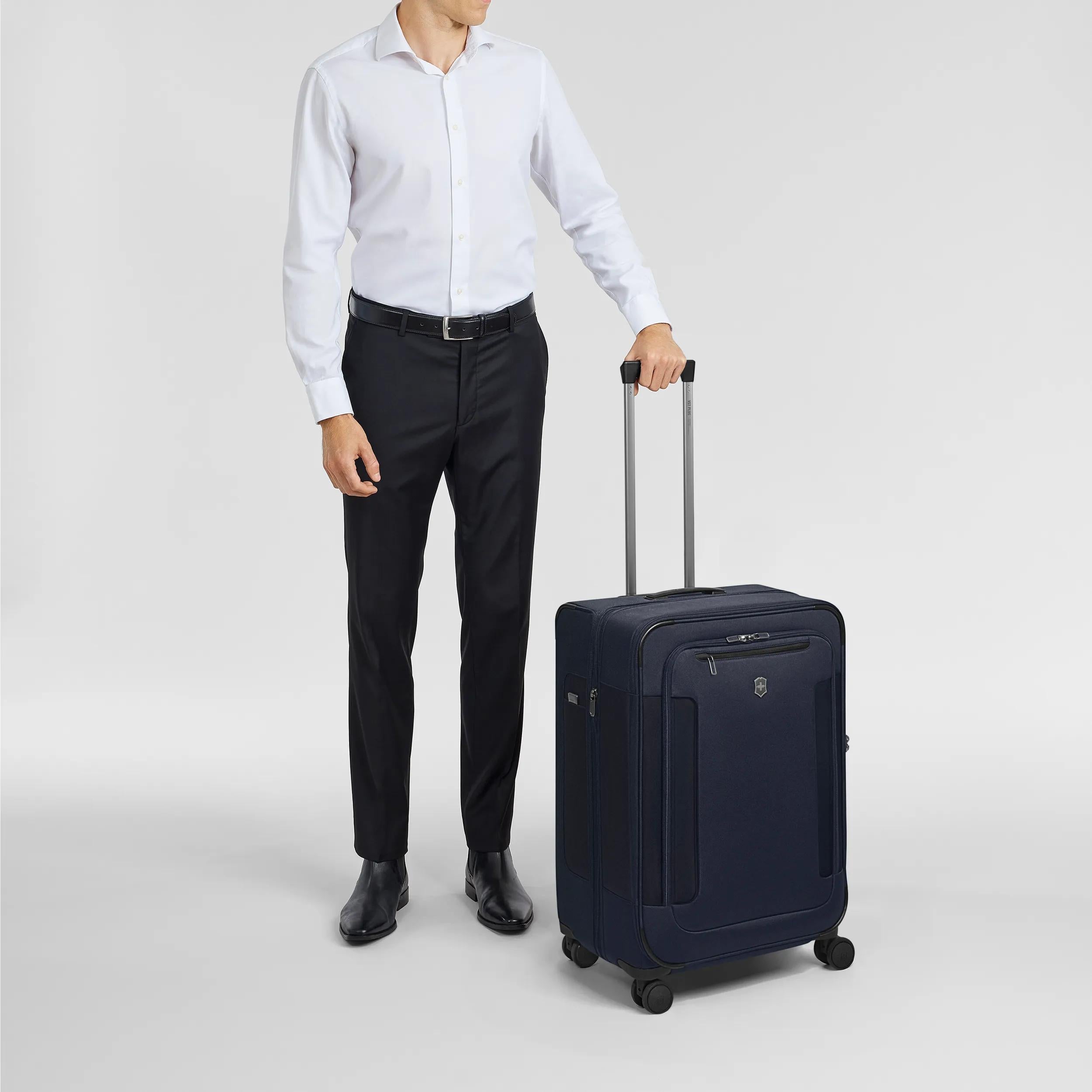 Victorinox Werks Traveler 7.0 Medium Case in Blue — lifestyle