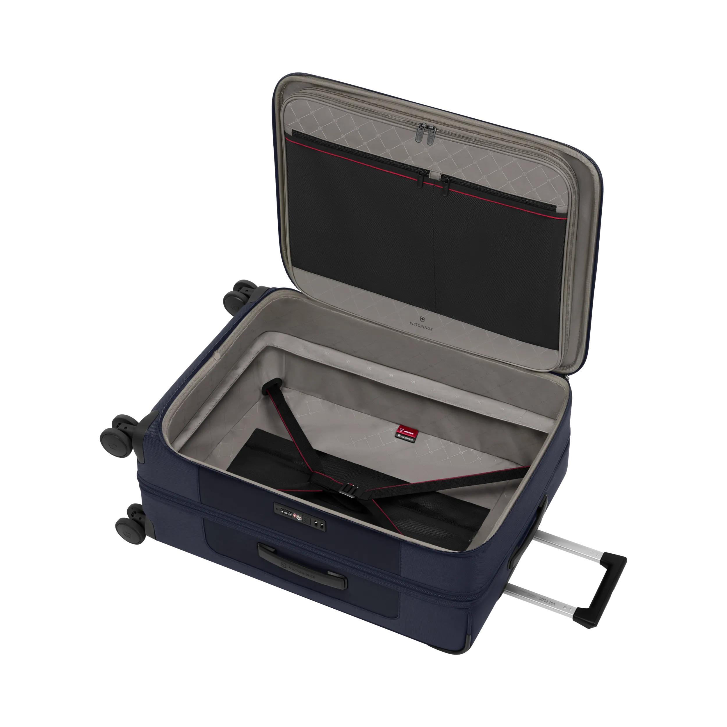Victorinox Werks Traveler 7.0 Medium Case in Blue — interior view