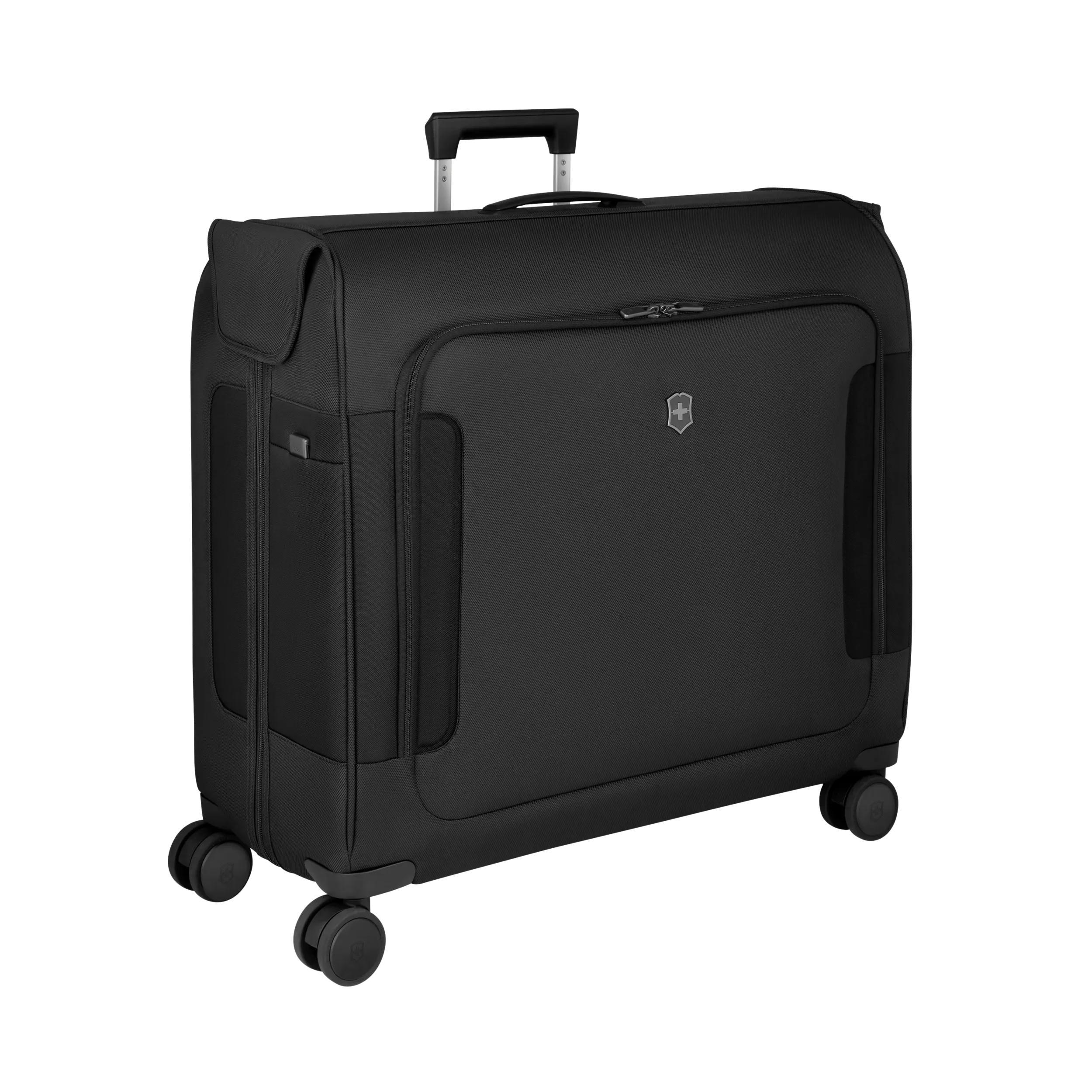 Victorinox Werks Traveler 7.0 Wheeled Garment Bag in Black — angle view 4