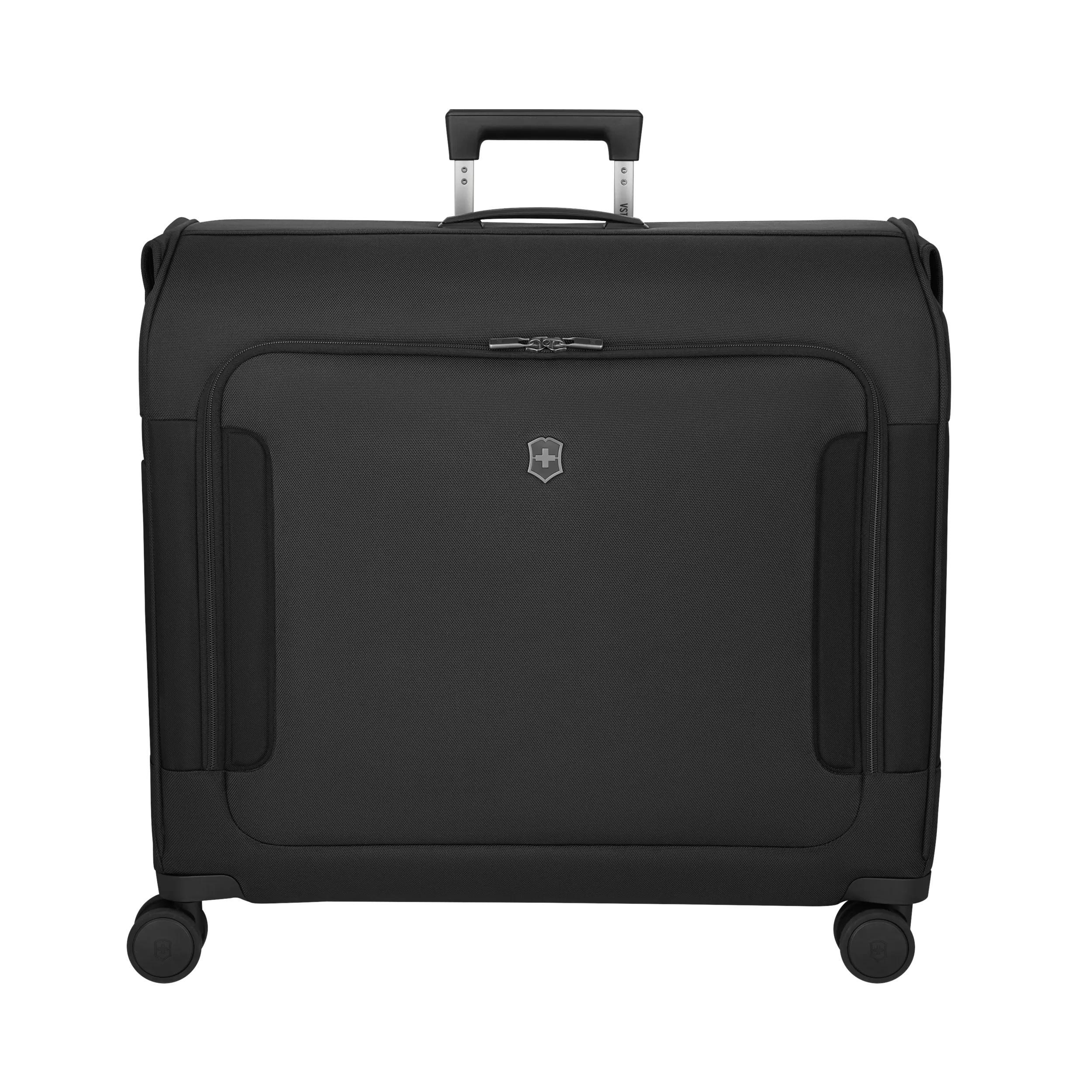 Victorinox Werks Traveler 7.0 Wheeled Garment Bag in Black — front view
