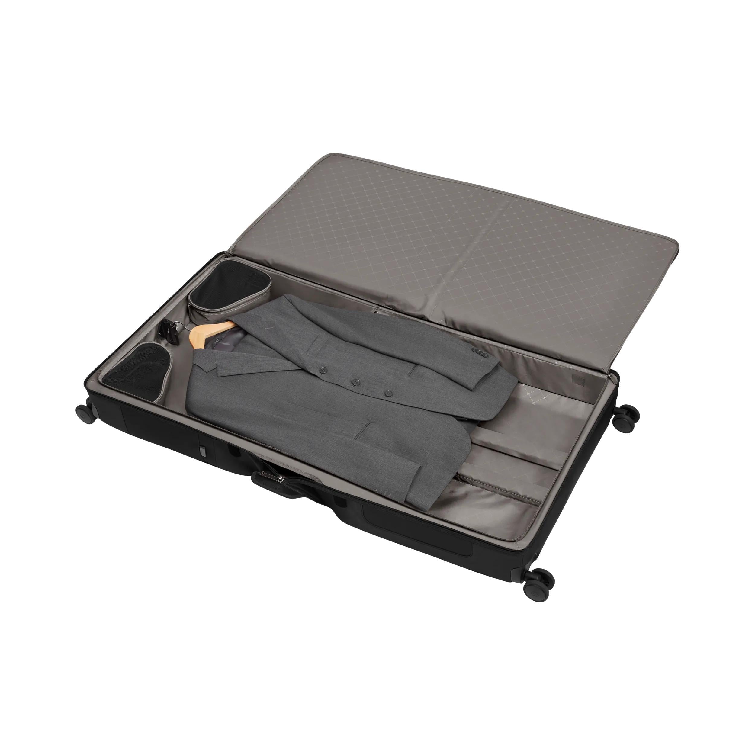 Victorinox Werks Traveler 7.0 Wheeled Garment Bag in Black — interior view 2