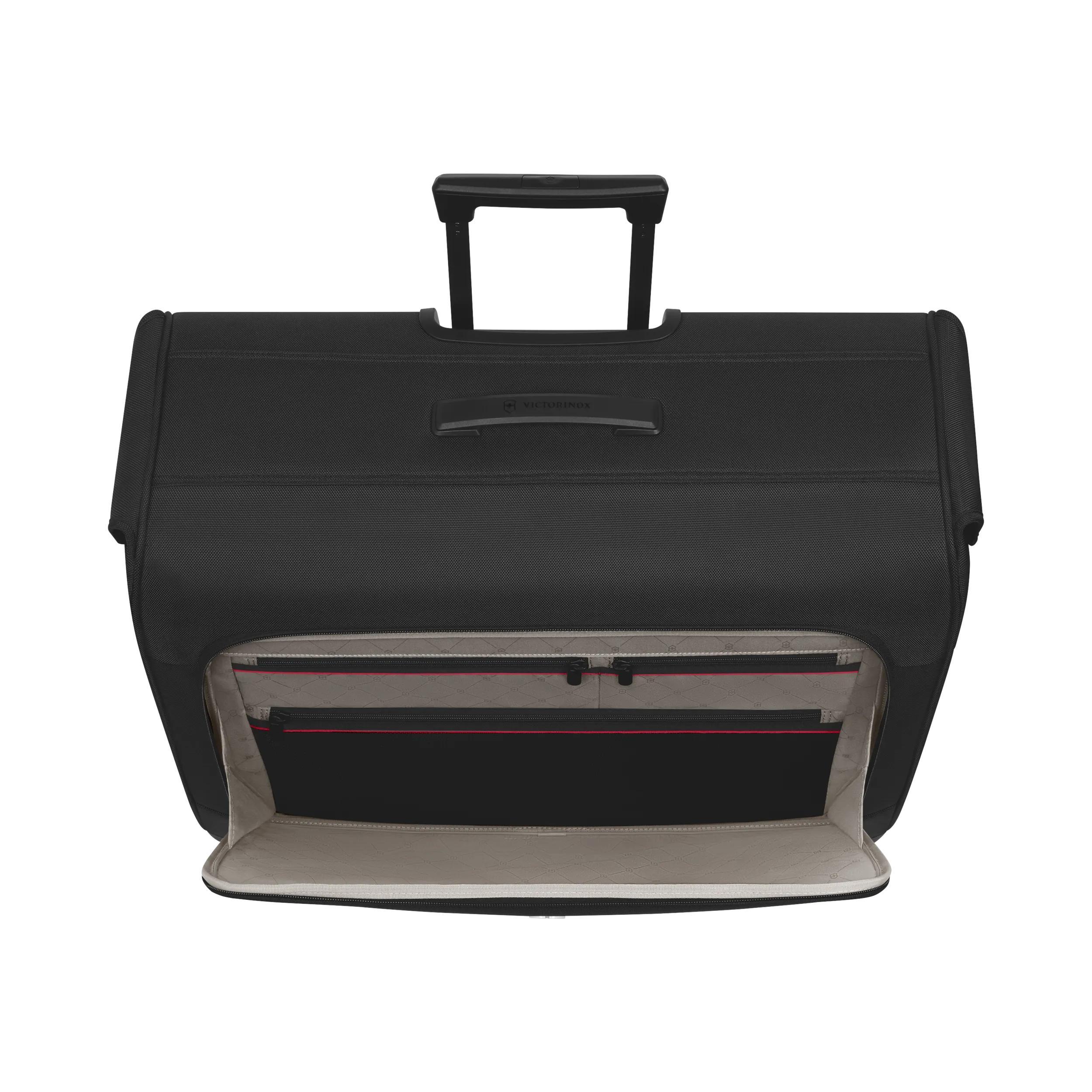 Victorinox Werks Traveler 7.0 Wheeled Garment Bag in Black — interior view 3