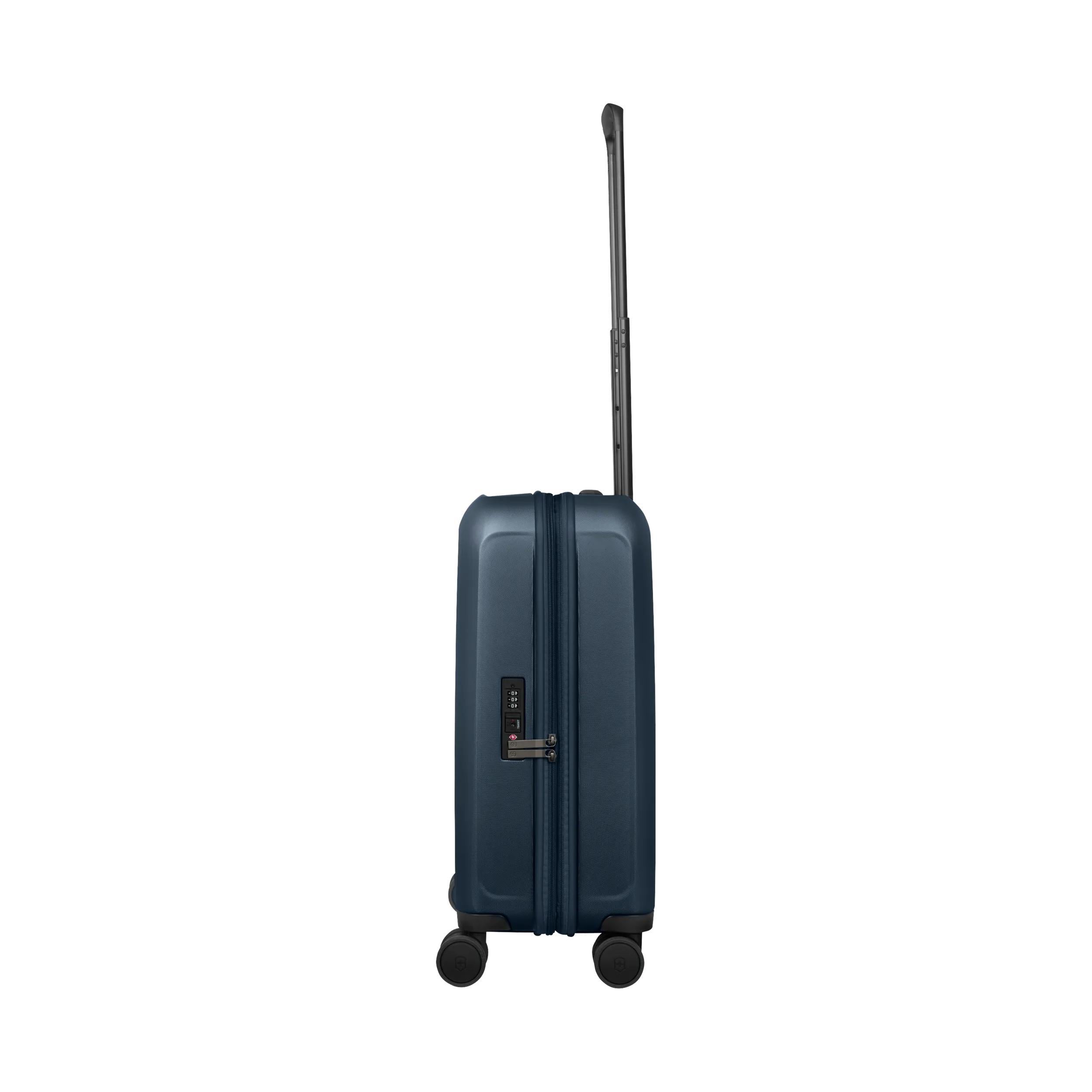 Victorinox Connex Frequent Flyer Plus Hardside Carry-On in Deep Lake — angle view 8
